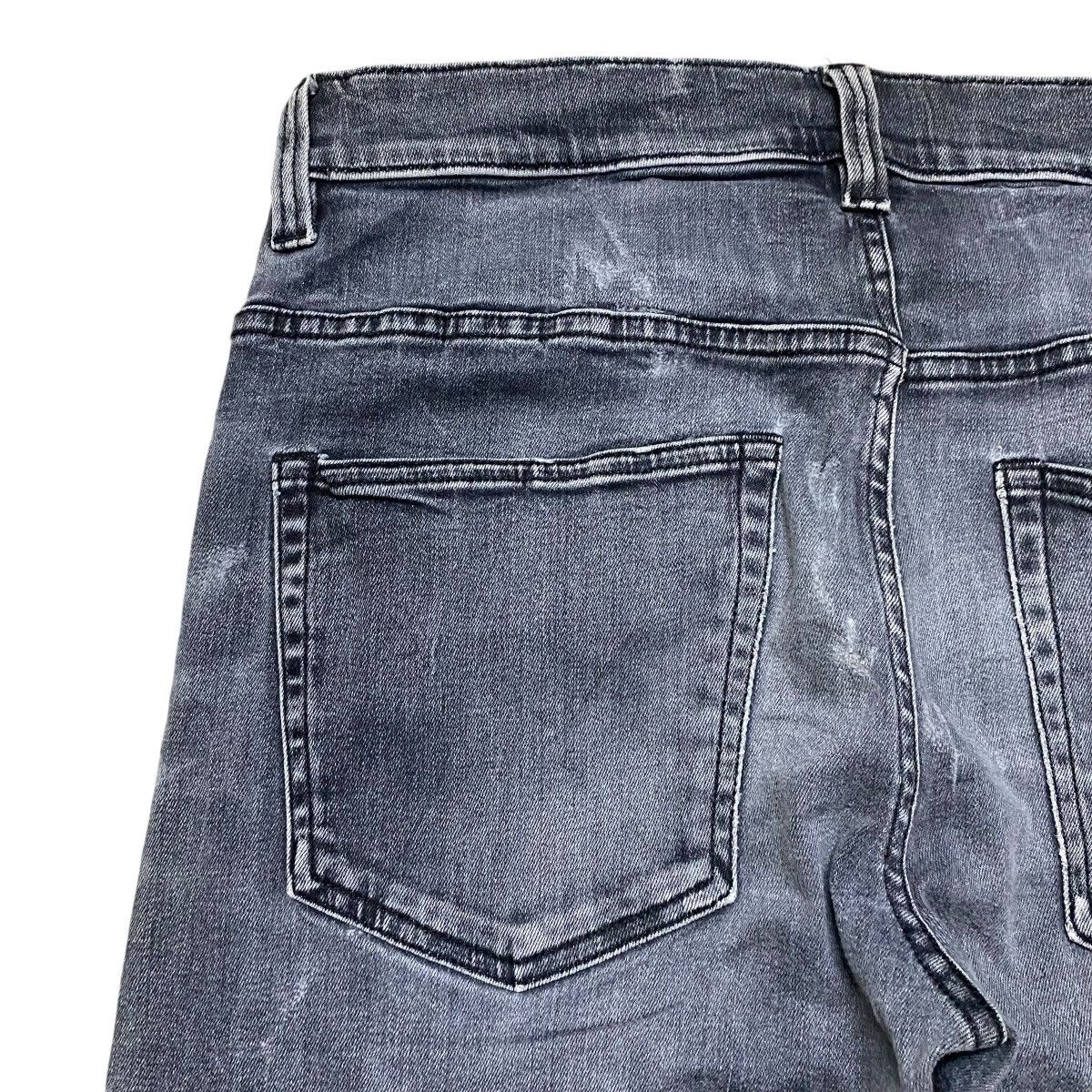 R13 R13 Black Marble Boy Skinny Jeans Size US 33 - 10 Thumbnail