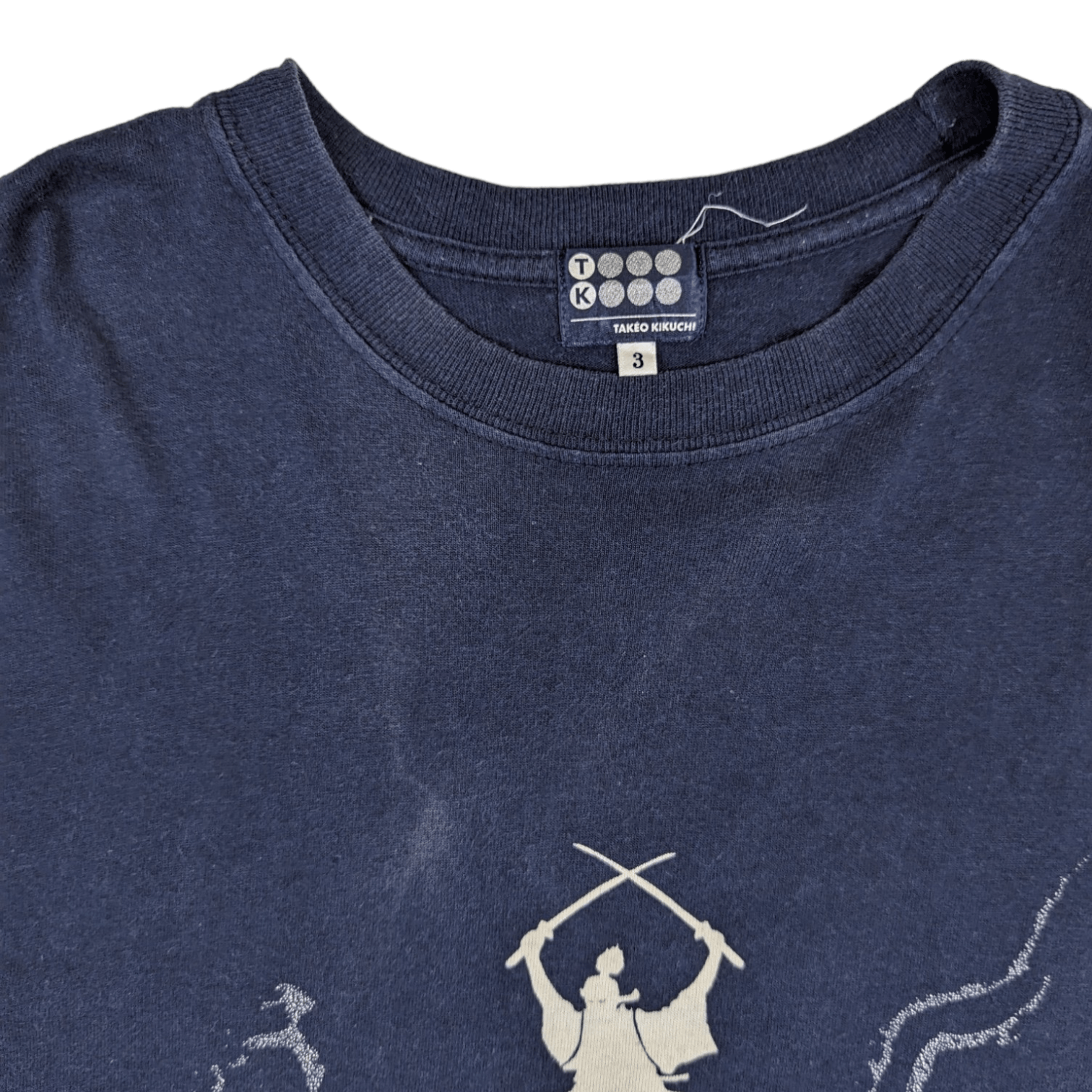 Takeo Kikuchi Y2K TAKEO KIKUCHI Miyamoto Musashi Shogun Samurai T-Shirt Size US L / EU 52-54 / 3 - 8 Thumbnail