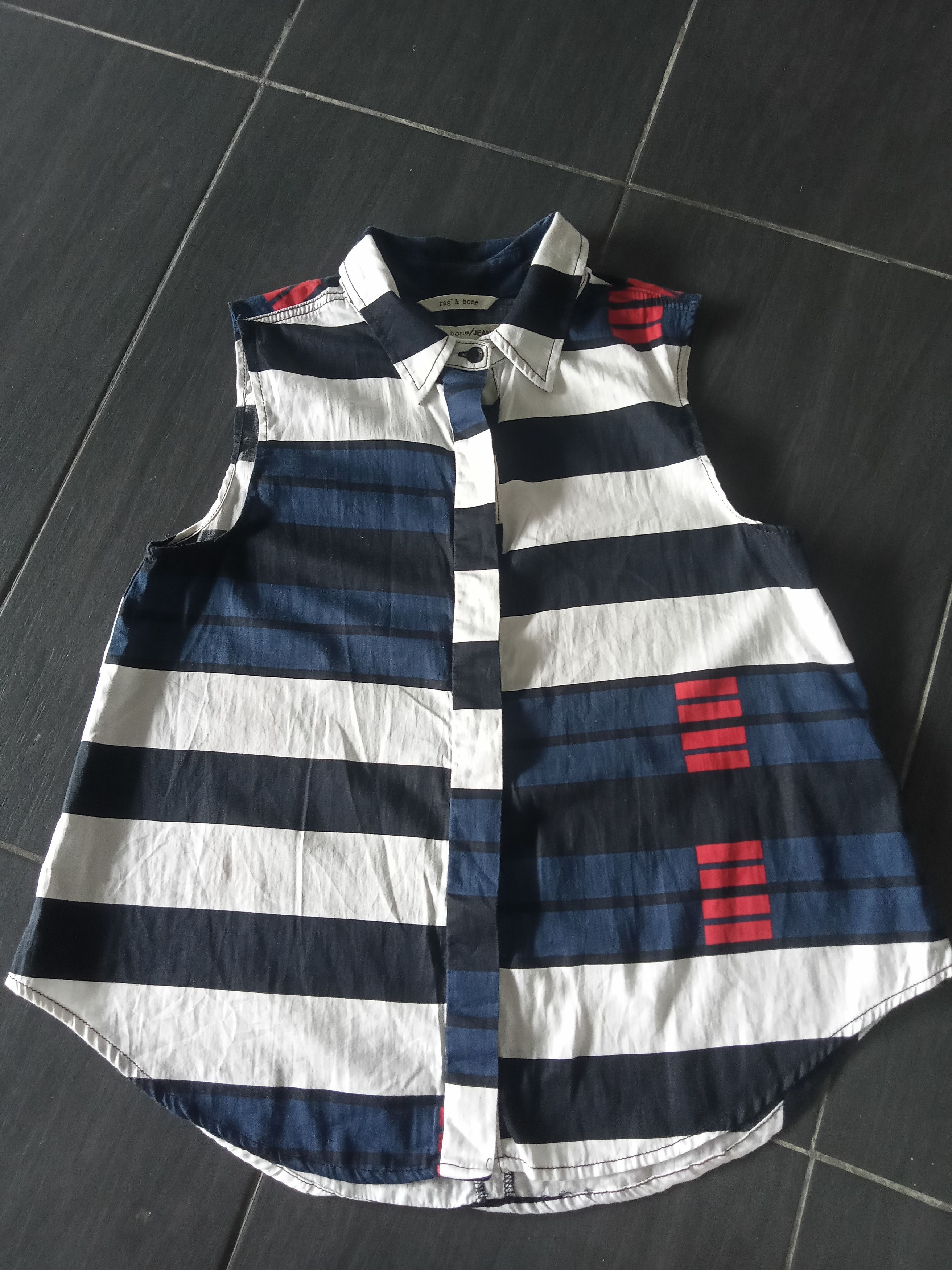 Other Rag & Bone Check Sleeveless Button Up Shirt Size S / US 4 / IT 40 - 5 Thumbnail