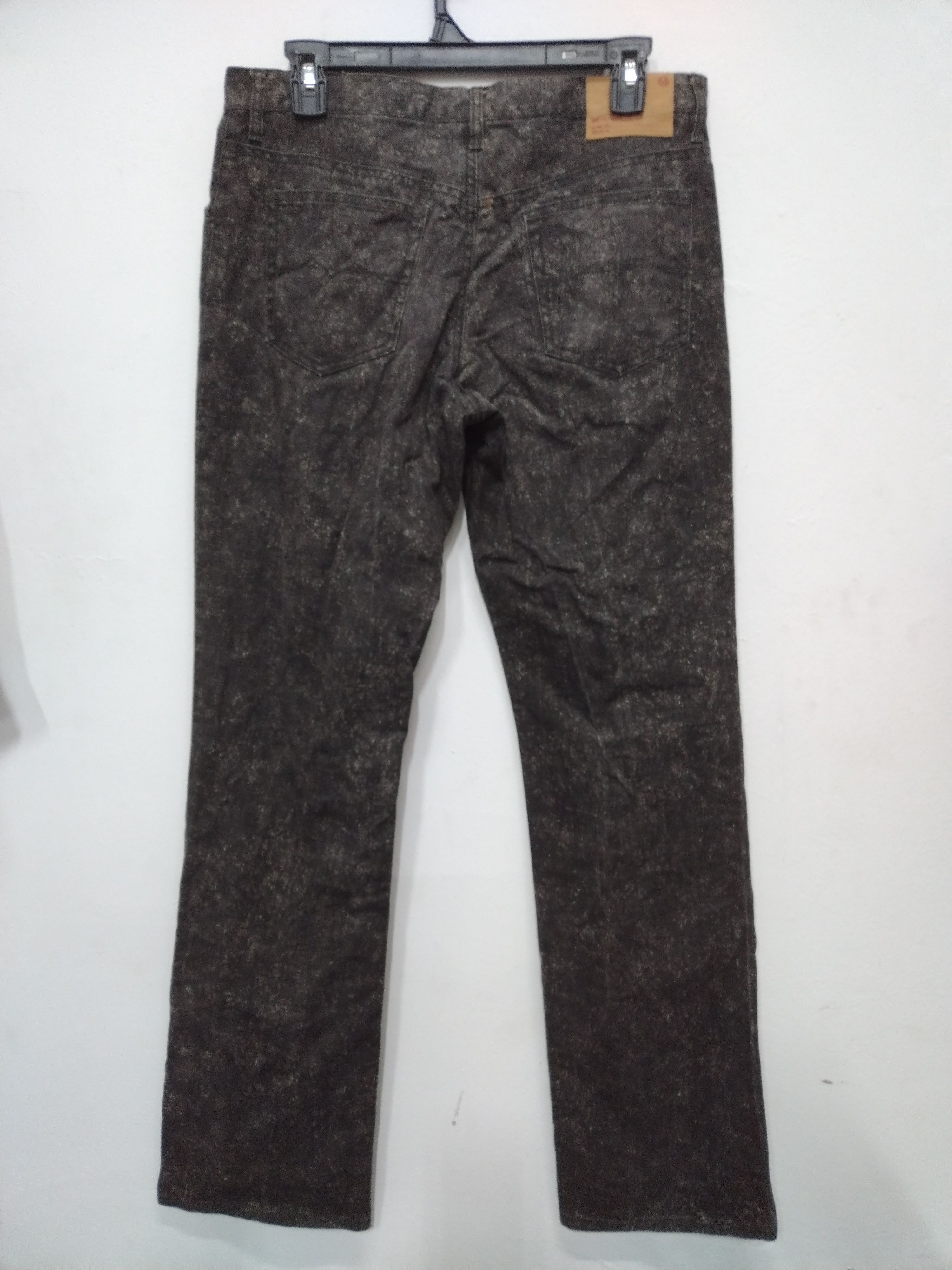 14th Addiction MICHEL KLEIN PARIS washed design straight cut denim jeans Size US 31 - 2 Thumbnail