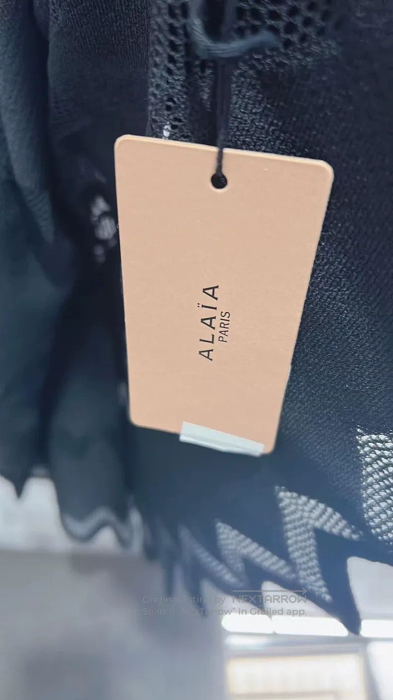 Alaia Alaia Black Knit Dress Size XS / US 0-2 / IT 36-38 - 8 Thumbnail
