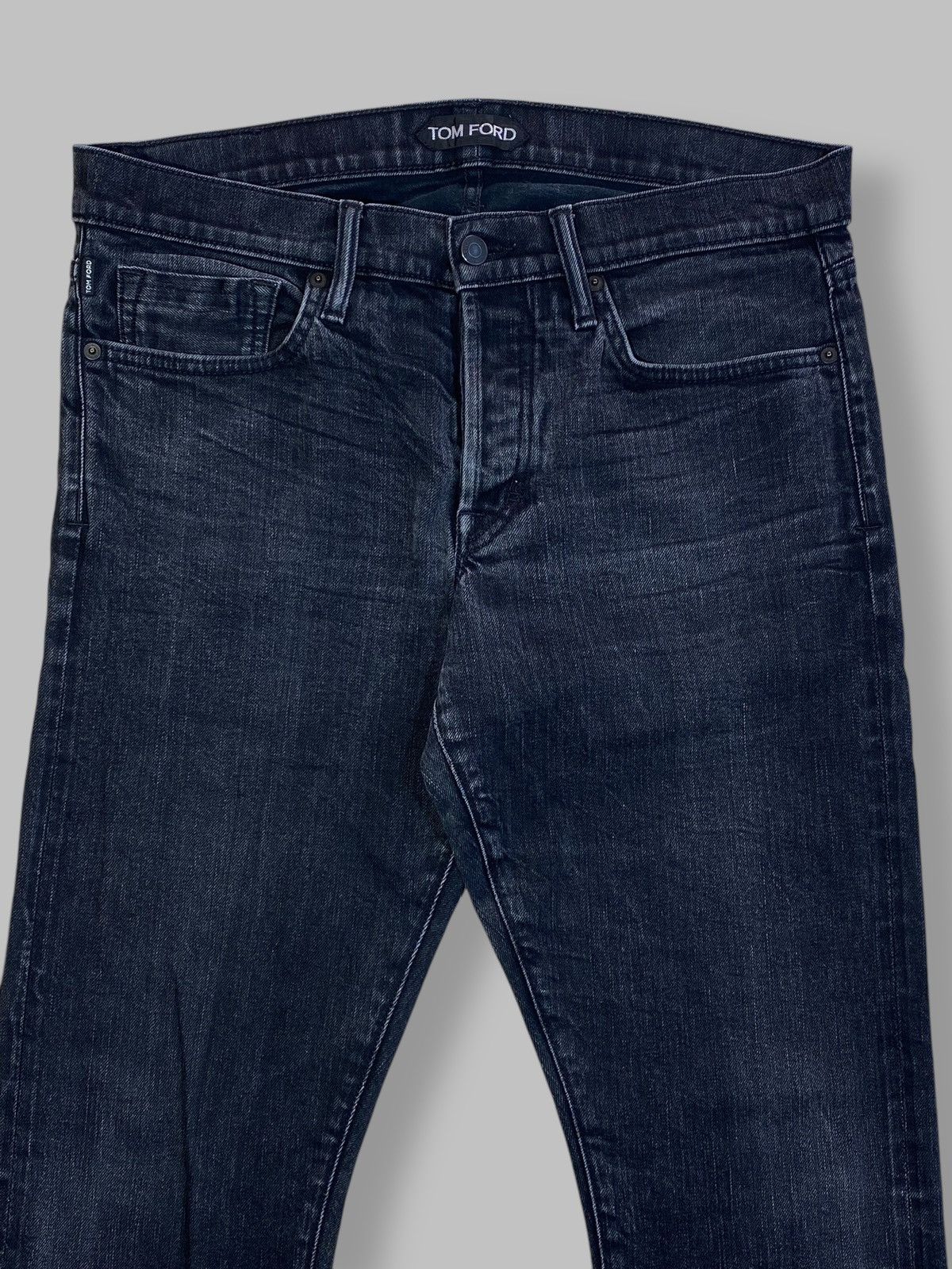Tom Ford Tom Ford Slim Fit Button Closure Selvedge Denim Jeans Size US 34 / EU 50 - 7 Thumbnail