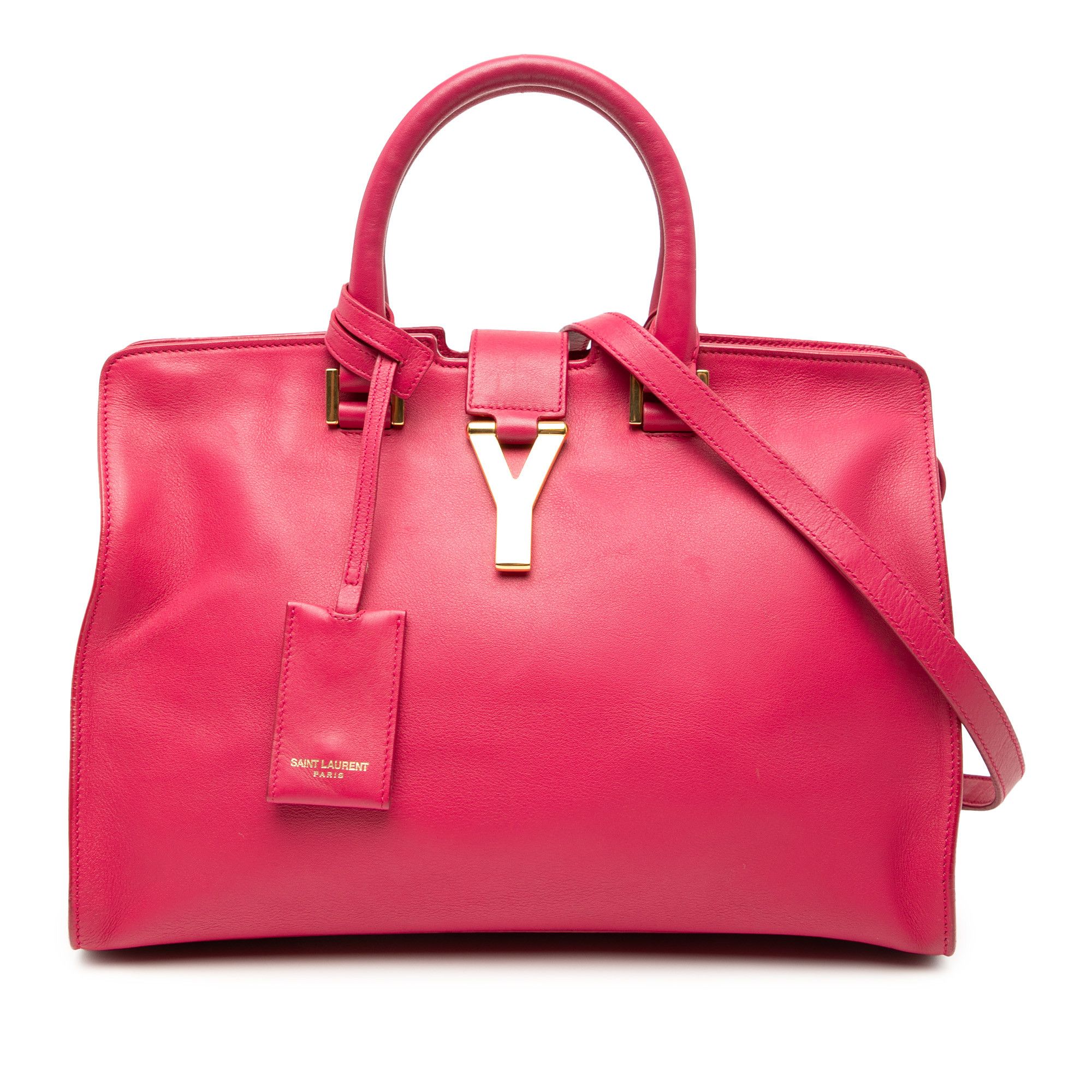 Yves Saint Laurent Yves Saint Laurent Small Calfskin Cabas Chyc Satchel Size ONE SIZE - 1 Thumbnail