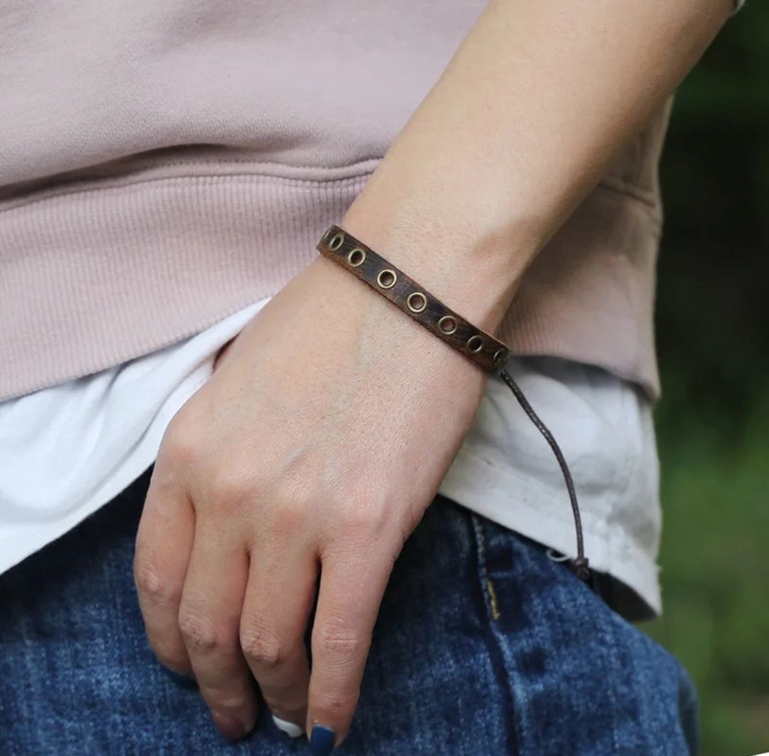 Japanese Brand Steameye Leather Bracelet Size ONE SIZE - 4 Thumbnail
