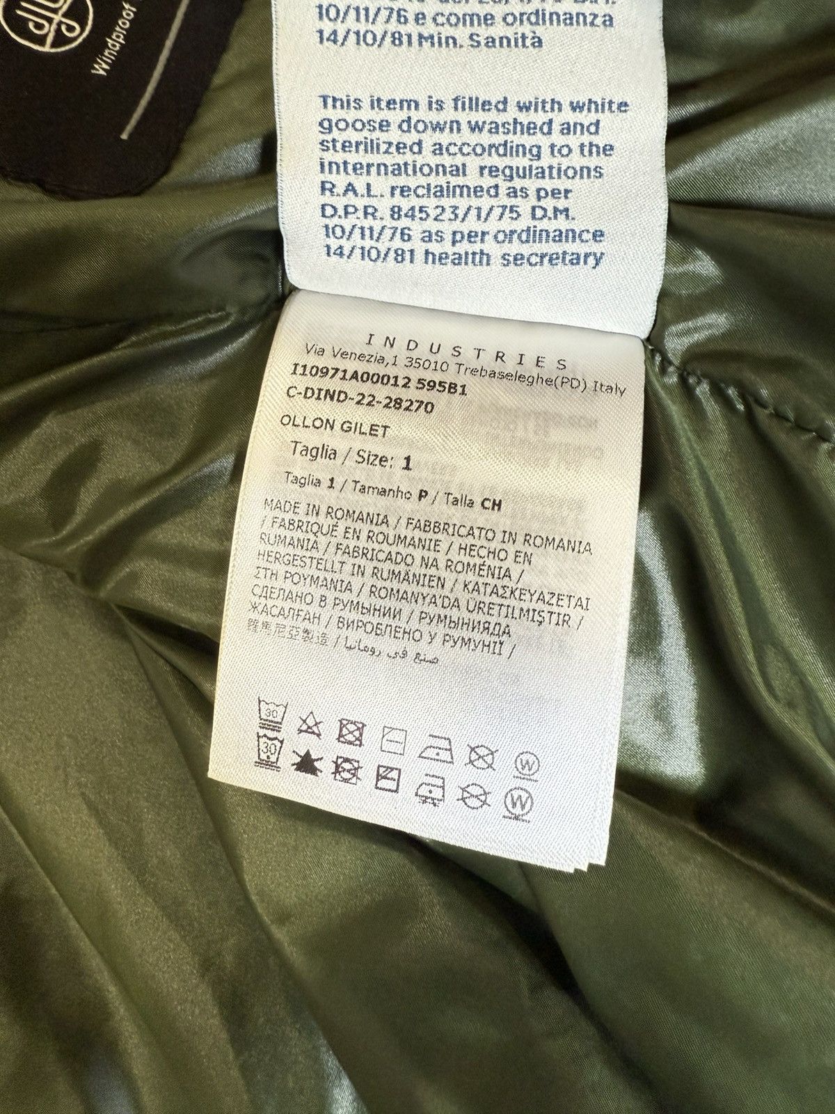 Moncler × Moncler Grenoble Moncler Grenoble Green Ollon Down Vest Size US S / EU 44-46 / 1 - 13 Thumbnail