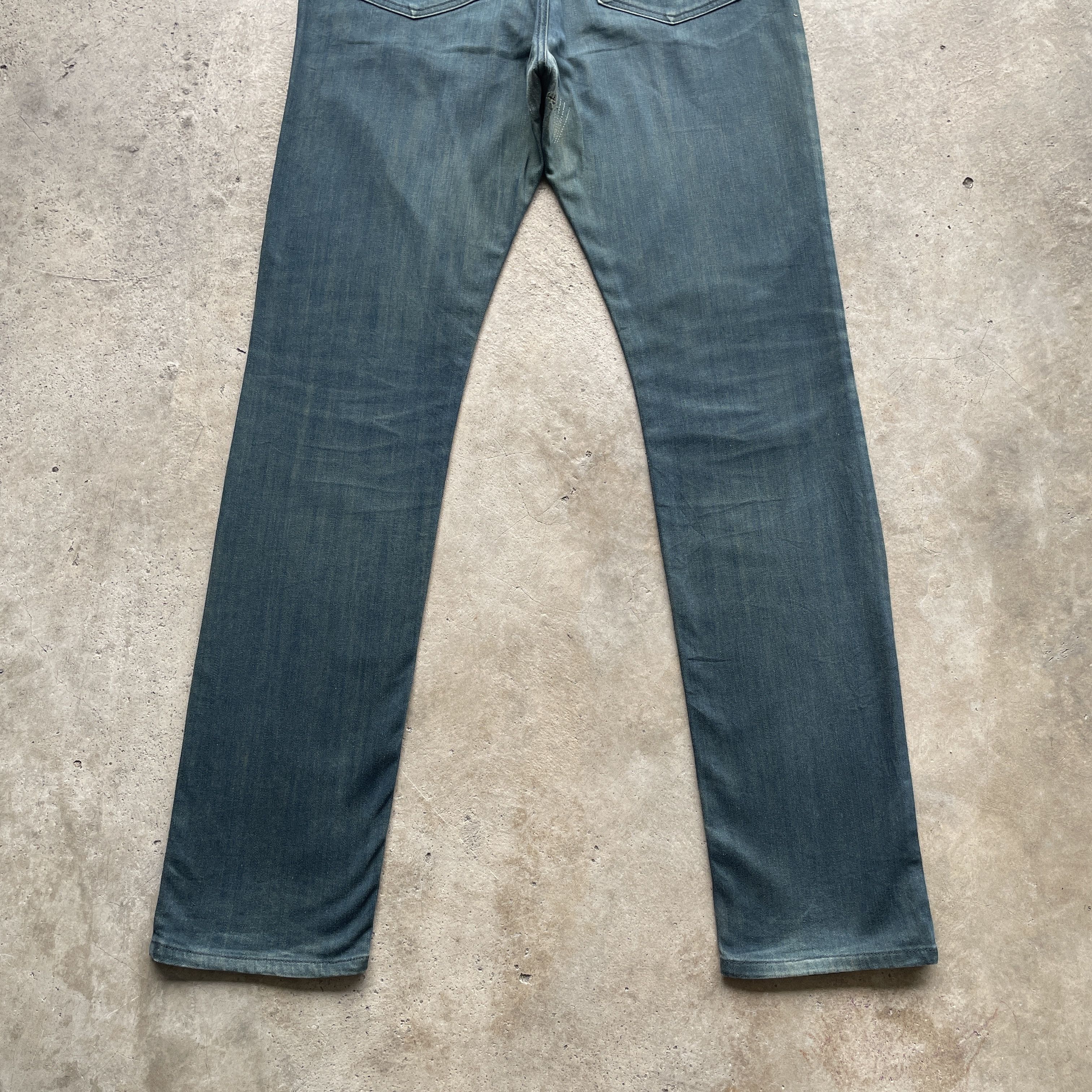 Louis Vuitton W34 VINTAGE LOUIS VUITTON (LV) FADED DENIM PANTS JEANS Size US 34 / EU 50 - 15 Thumbnail