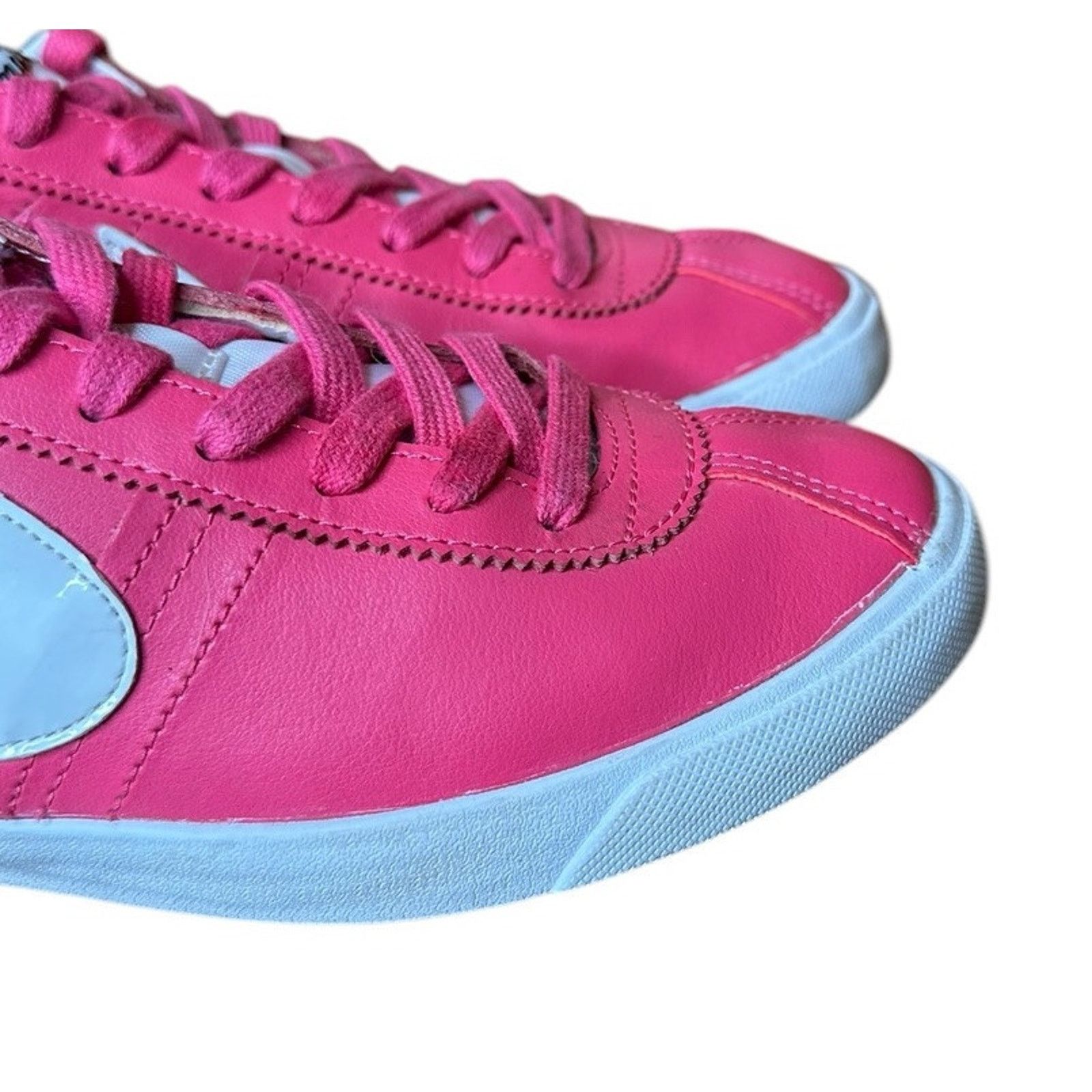 Nike Nike Bruin Lite Sneakers Athletic Shoes 7 Pink White Leather Size US 7 / IT 37 - 3 Thumbnail
