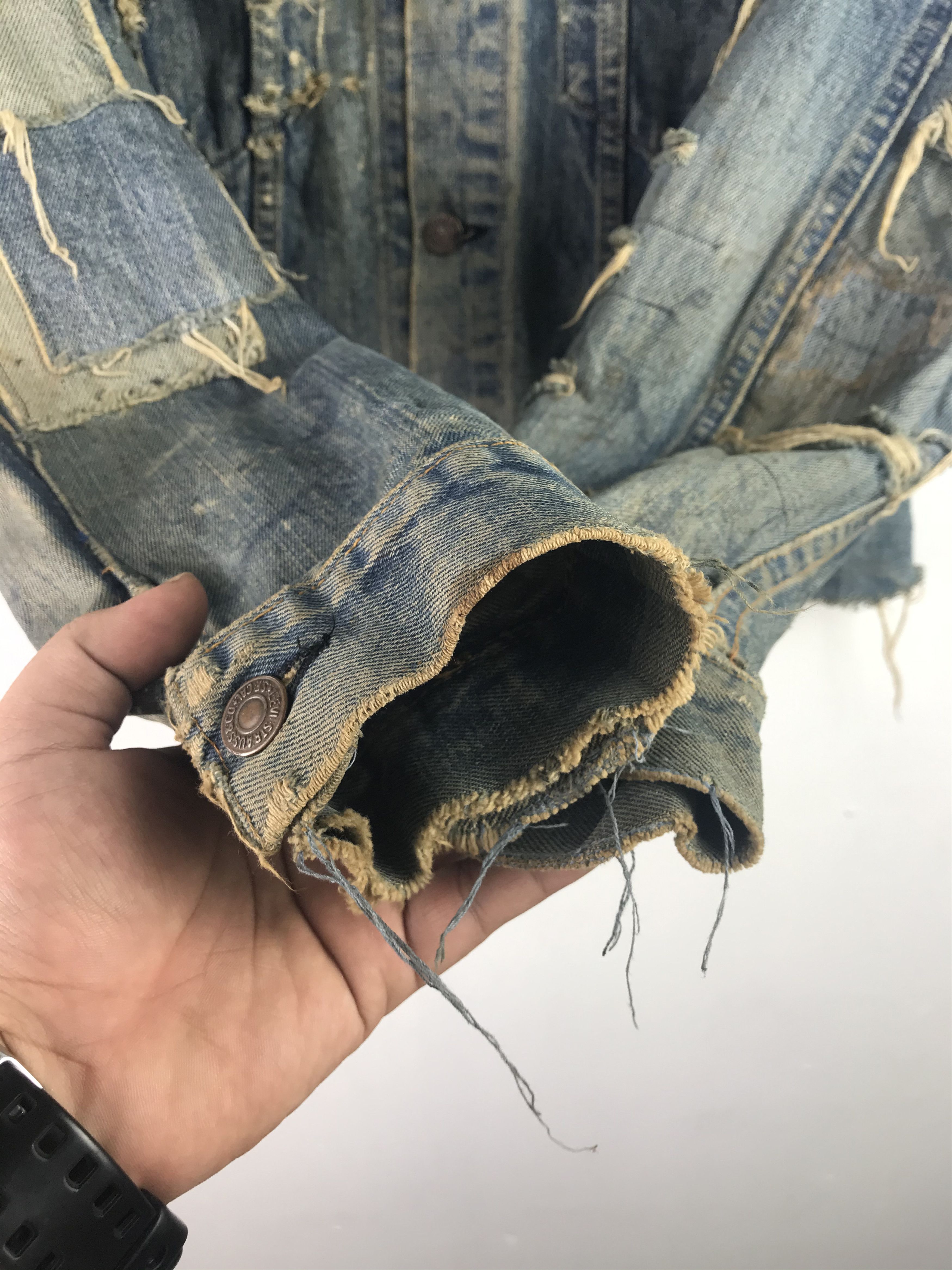 Levi's Vintage Levis Distressed Seditionaries punk jacket(custom) Size US M / EU 48-50 / 2 - 15 Thumbnail