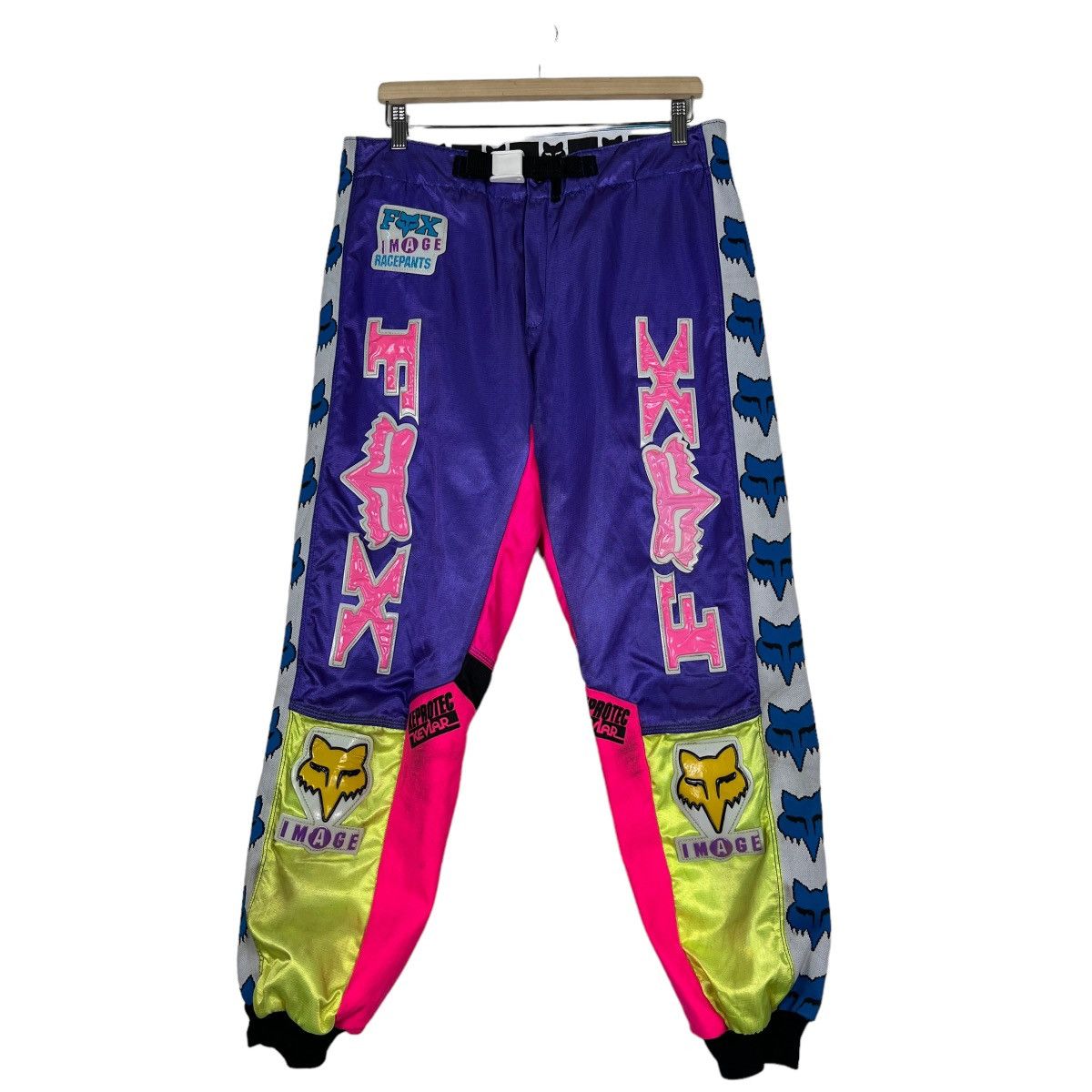 Fox Racing 🔥 RARE 90s VINTAGE FOX IMAGE RACING PANTS Size US 34 / EU 50 - 2 Thumbnail