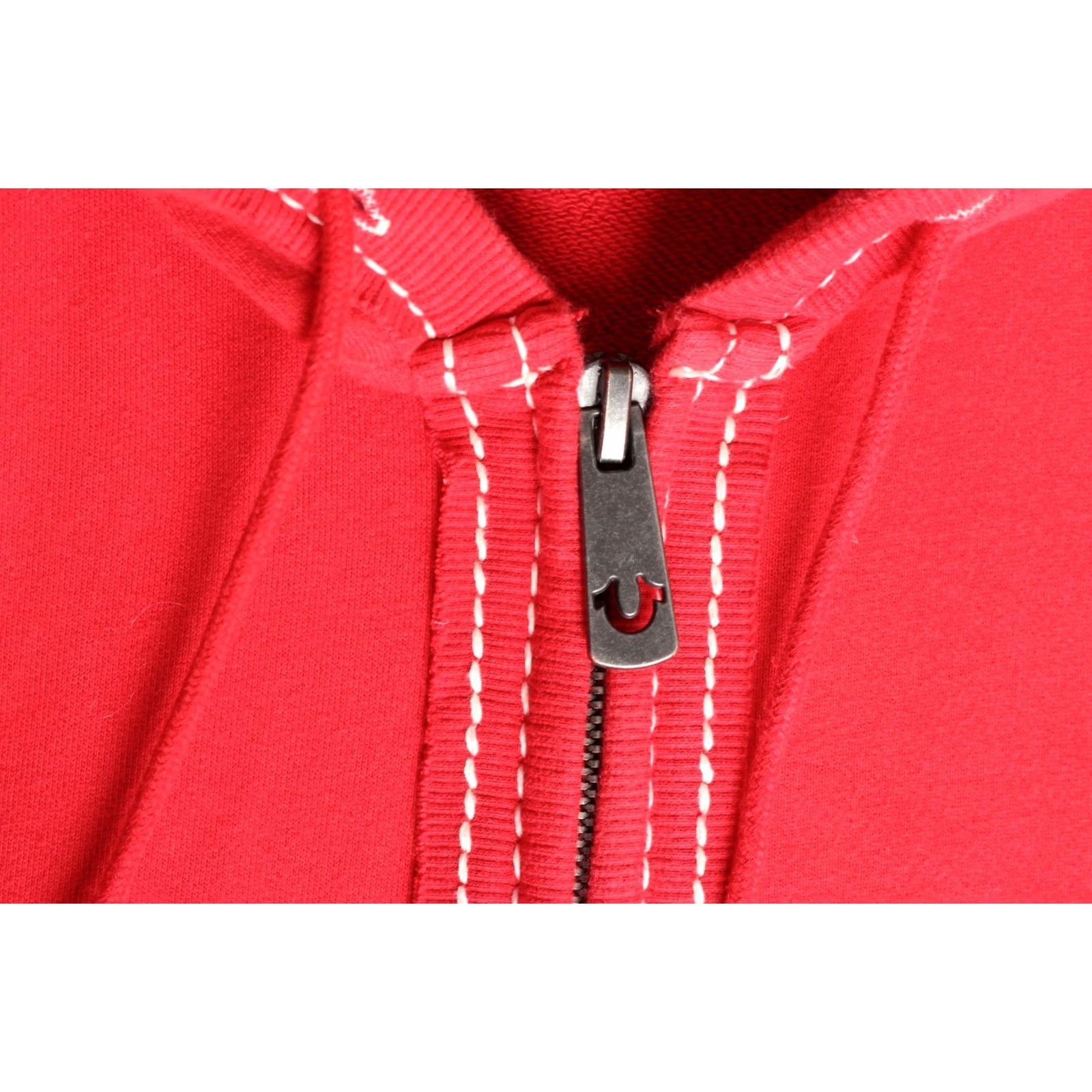 True Religion TRUE RELIGION Full Zip Hoodie Sweatshirt Men 3XL Red VR3546 Size US XXL / EU 58 / 5 - 5 Thumbnail