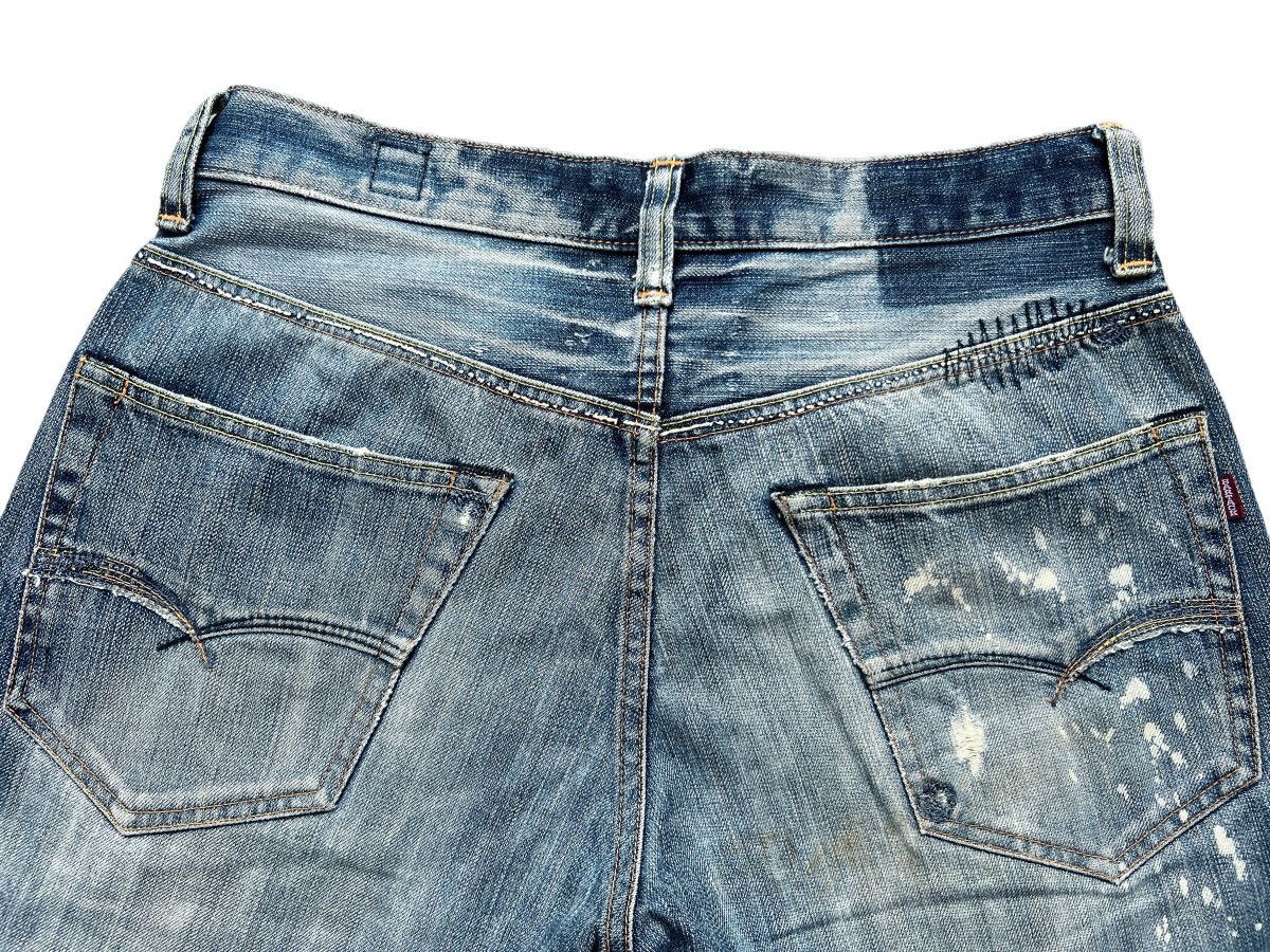 Japanese Brand BartackJapan Selvedge Patchwork Distressed Denim Jeans 32x32 Size US 32 / EU 48 - 11 Thumbnail