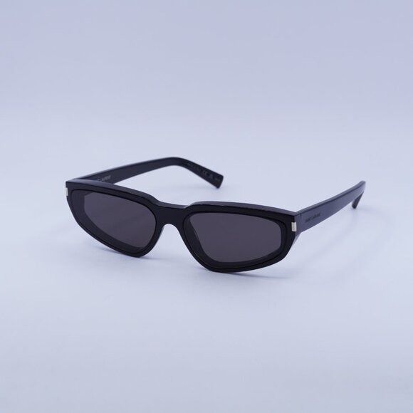 Saint Laurent Paris Saint Laurent SL634 NOVA 001 Sunglasses Black Cat Eye Frame Size ONE SIZE - 2 Thumbnail