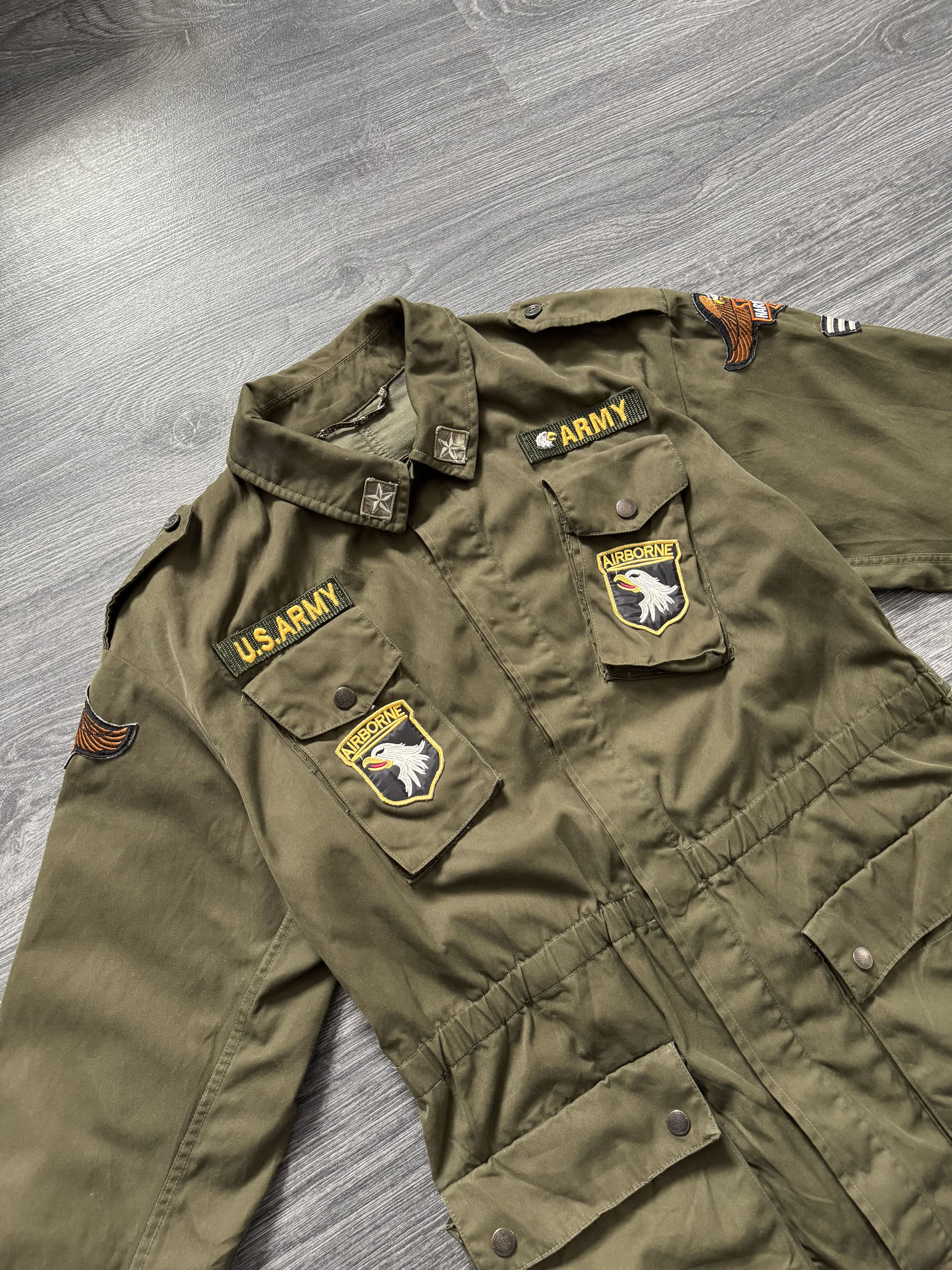 Other Vintage US Army Field Jacket with Harley-Davidson Patches Size US M / EU 48-50 / 2 - 7 Thumbnail