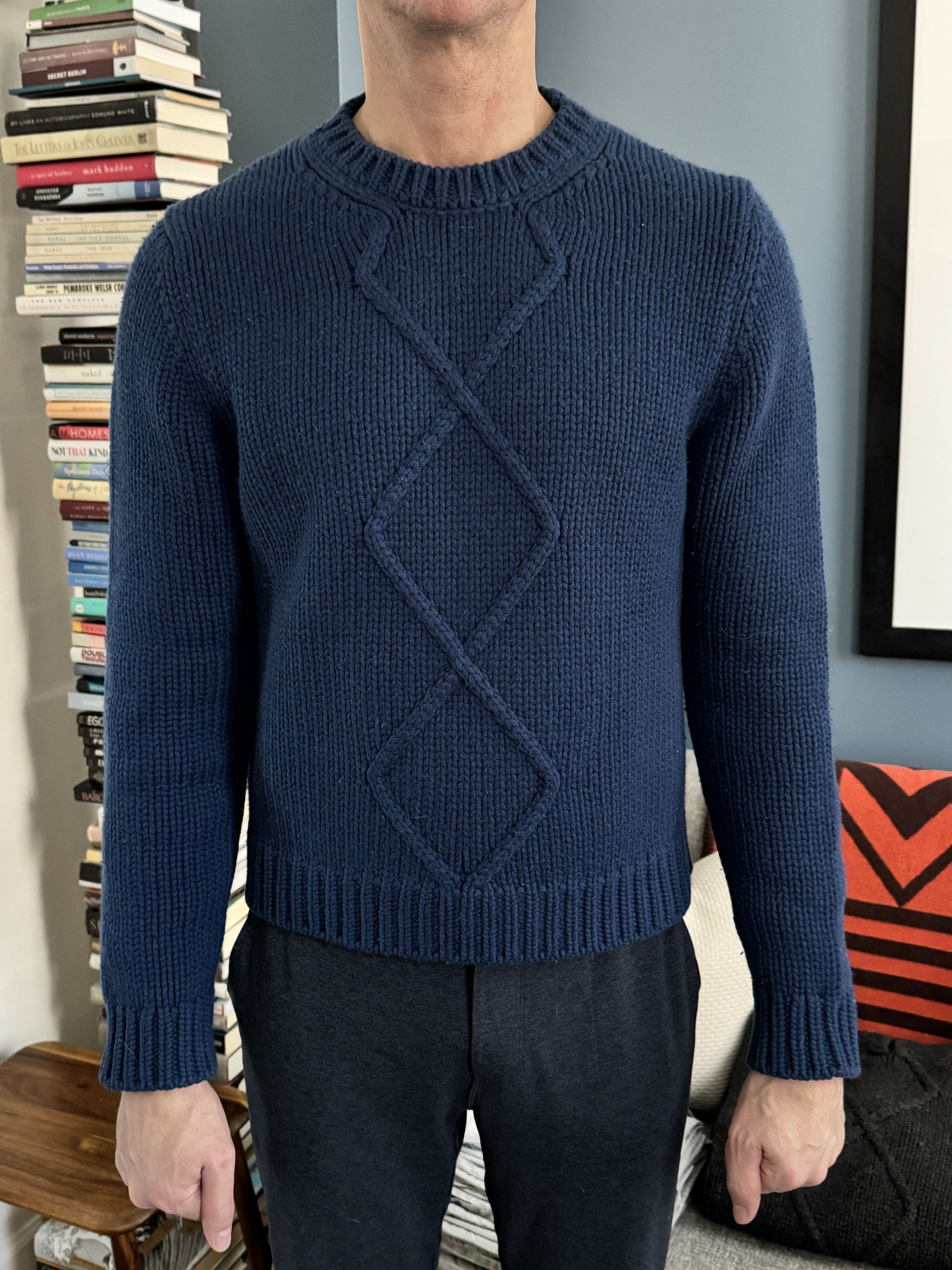 Marc Jacobs Cashmere/wool thick crewneck sweater with cable detailing Size US M / EU 48-50 / 2 - 1 Thumbnail