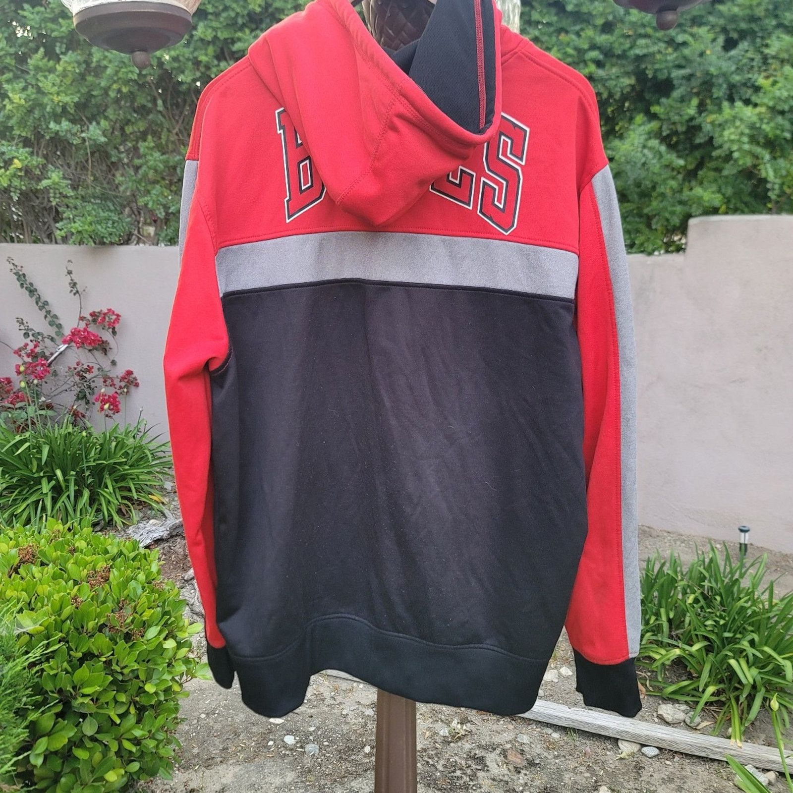 NBA NBA UNK Chicago Bulls Full-Zip Hoodie Size US XL / EU 56 / 4 - 4 Thumbnail