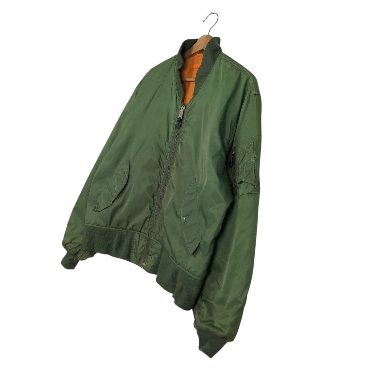 Japanese Brand 🔥VINTAGE MA-1 BOMBER JACKET MILITARY COLLECTION ISSEY MIYAKE Size US L / EU 52-54 / 3 - 4 Thumbnail