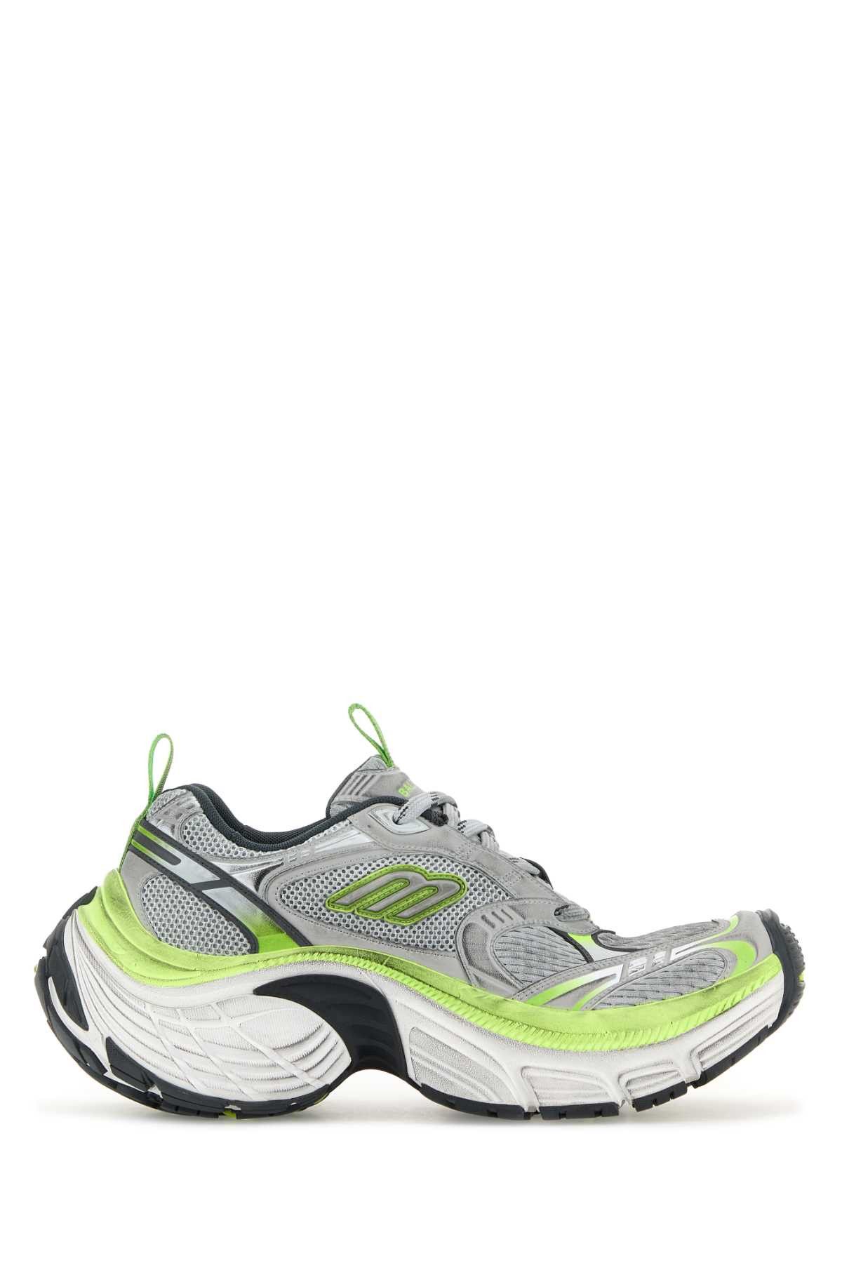 スニーカー Balenciaga Multicolor Mesh And Rubber 3Xl Gradient Sneakers Balenciaga Men Multicolor Mesh And Rubber 3xl Gradient