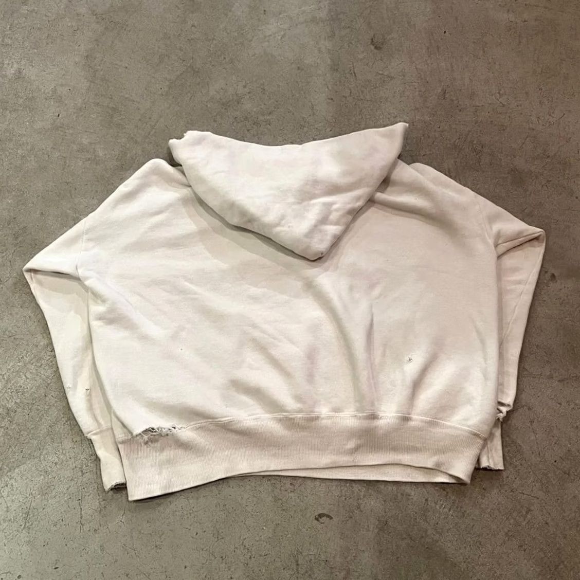 Vintage VINTAGE Sweat Hoodie L White USA Made 50s 60s Size US L / EU 52-54 / 3 - 2 Thumbnail