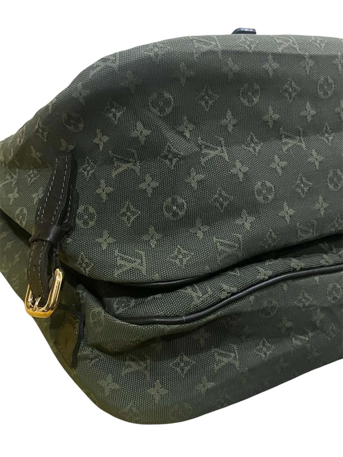 Louis Vuitton LOUIS VUITTON KHAKI MONOGRAM MINI LIN MAMAN BAG Size ONE SIZE - 17 Thumbnail