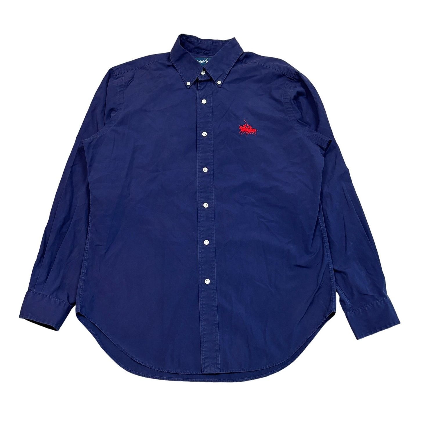 Ralph Lauren × Vintage VTG Ralph Lauren Classic Fit Double Pony Button Up Shirt Med Size US M / EU 48-50 / 2 - 1 Thumbnail