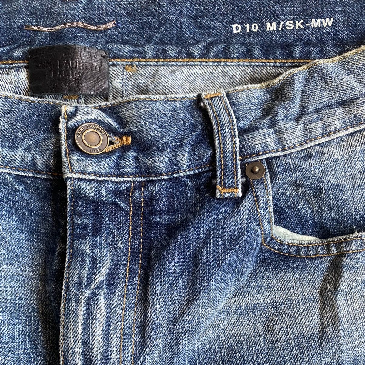 Saint Laurent Paris SS16 “Surf Sound” Knee Slit By Hedi Slimane Size US 34 / EU 50 - 5 Thumbnail