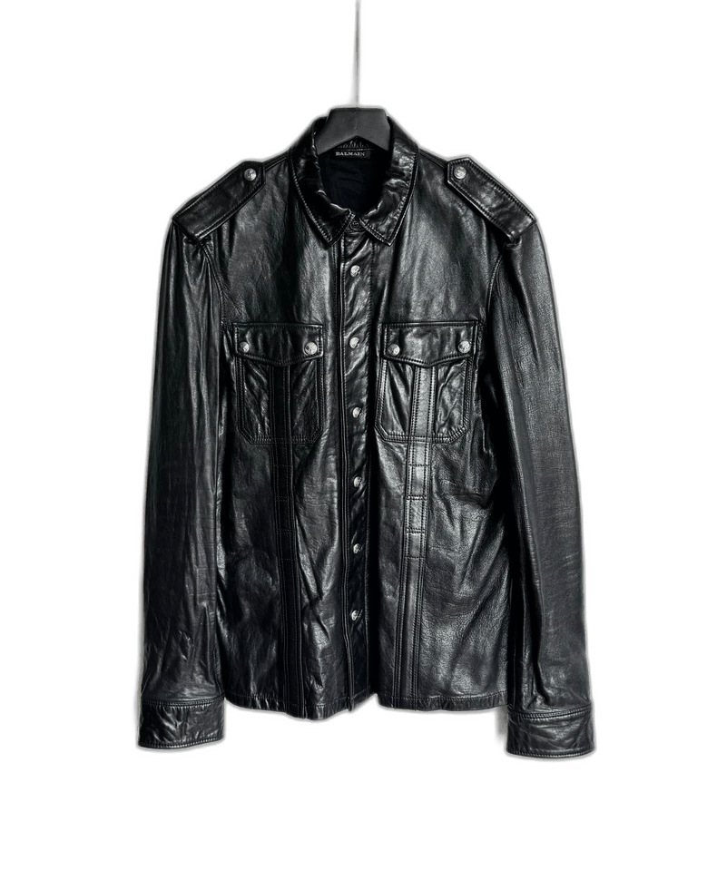 Balmain Balmain Lambskin Leather Jacket-2508 Size US M / EU 48-50 / 2 - 1 Thumbnail