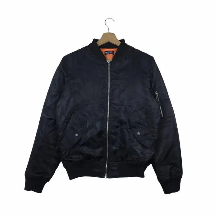Vintage Vtg MA-1 BOMBER FLIGHT Jacket Military Air Force Jacket Size US M / EU 48-50 / 2 - 1 Thumbnail