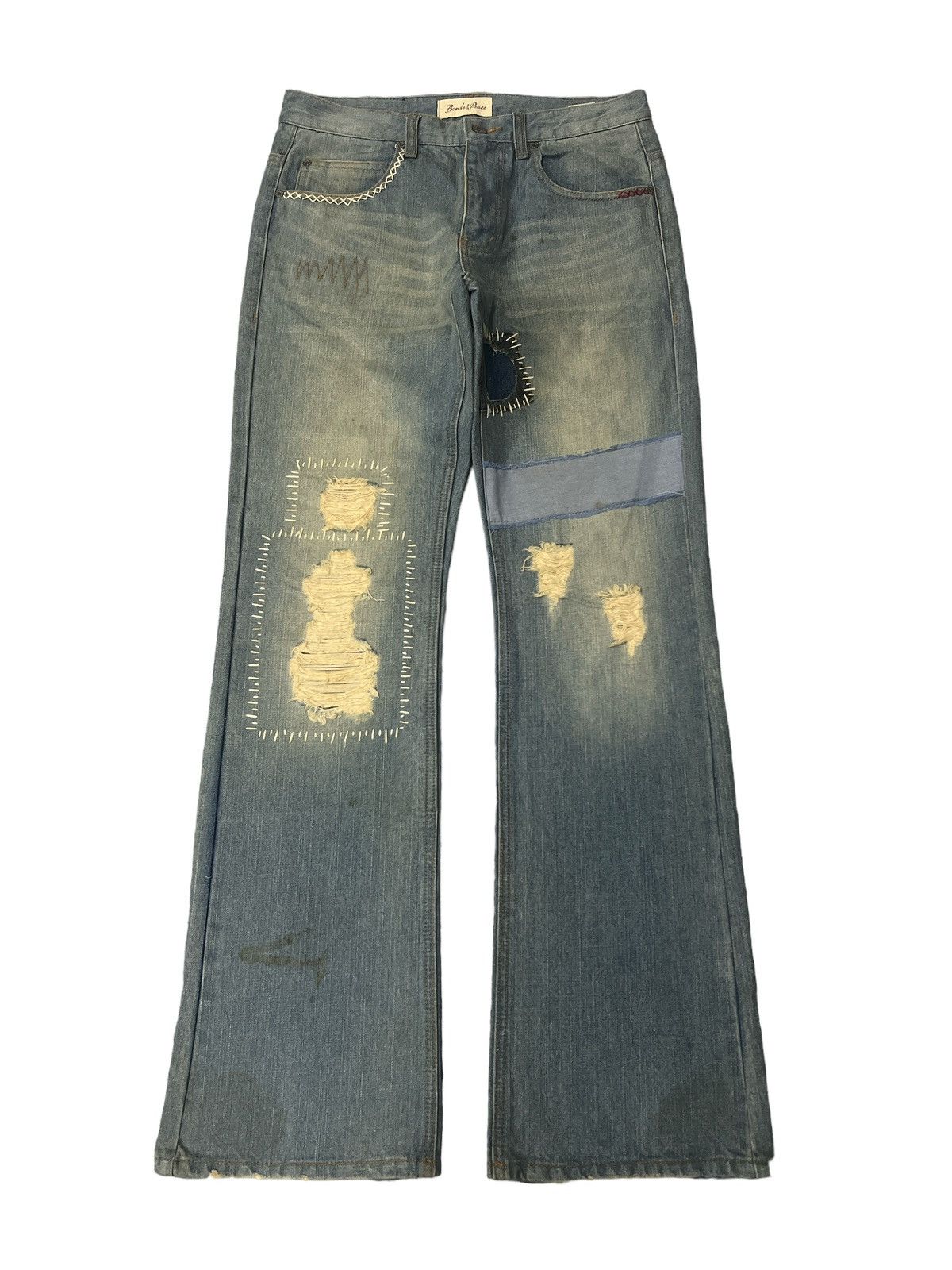 FLARED💥BONDS&PEACE SASHIKO BORO KAPITAL STYLE PANT
