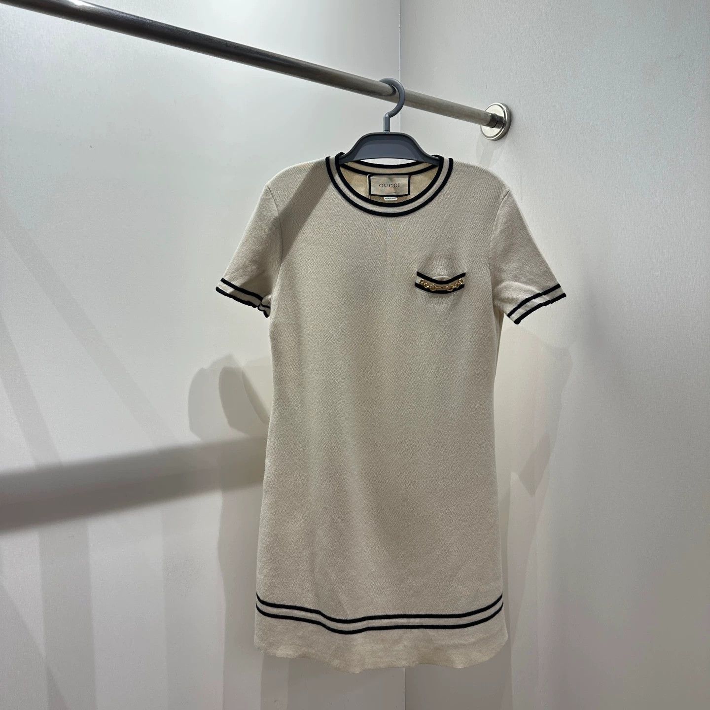 Gucci Gucci Horsebit mar417 short-sleeve wool dress M Size M / US 6-8 / IT 42-44 - 1 Thumbnail
