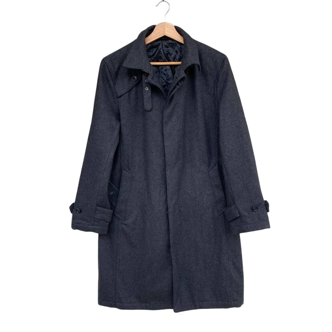 Armoire D'Homme Vintage D'Homme A Homme Wool Overcoat Quilted Lining Size US M / EU 48-50 / 2 - 2 Thumbnail