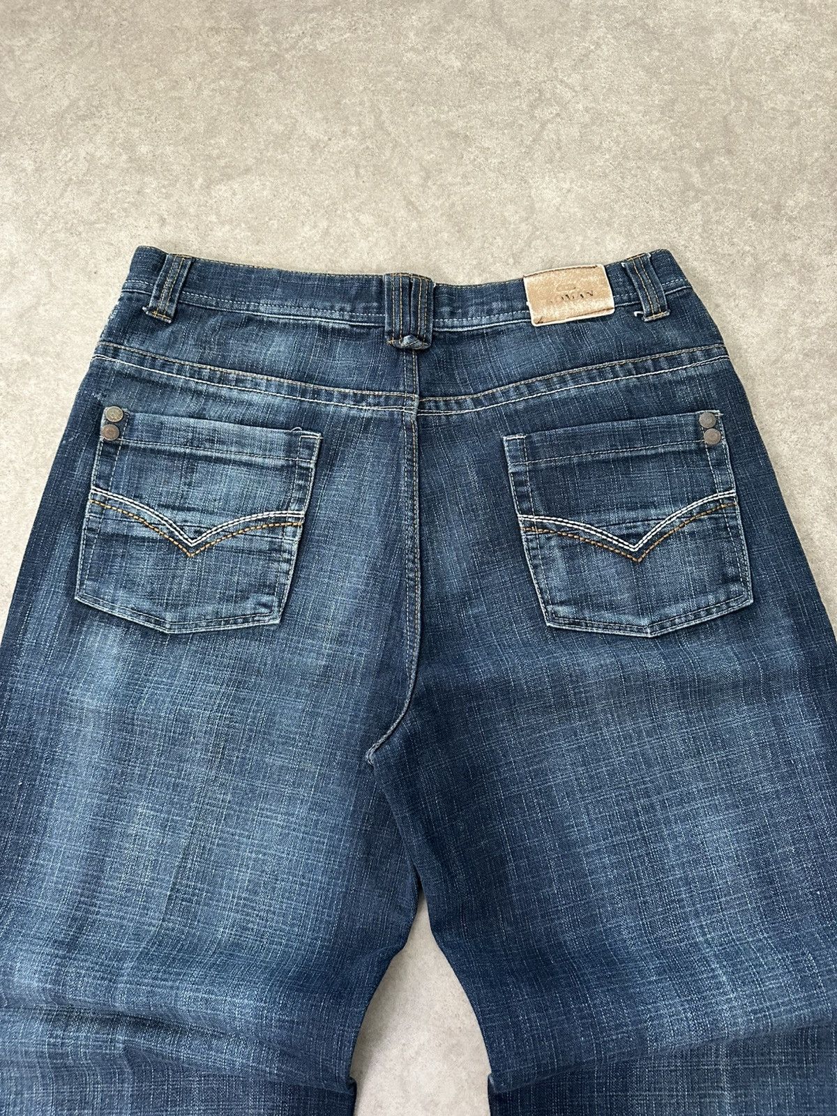 Vintage Vintage Faded Blue Denim Jeans Y2K Baggy Skater Style Pants Size US 36 / EU 52 - 2 Thumbnail