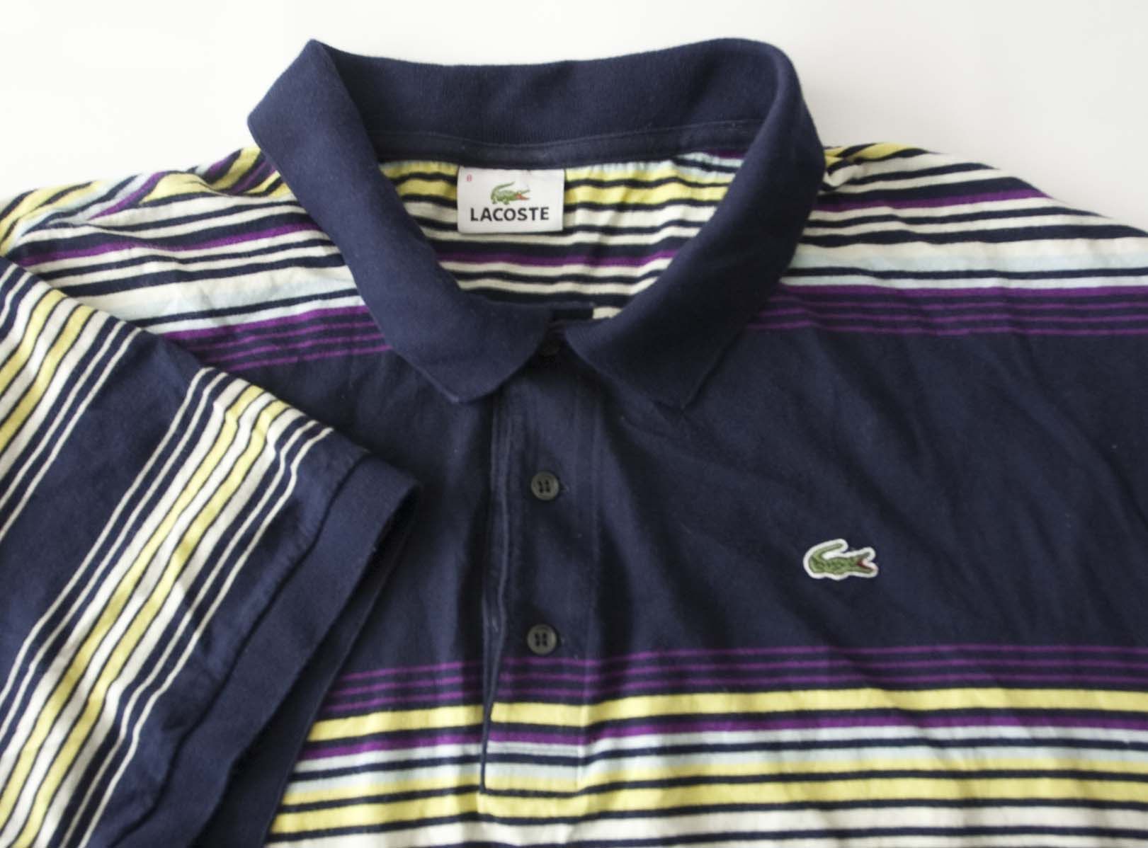 Lacoste Lacoste Polo Size 8/ XXL Dark Blue Size US XXL / EU 58 / 5 - 2 Thumbnail