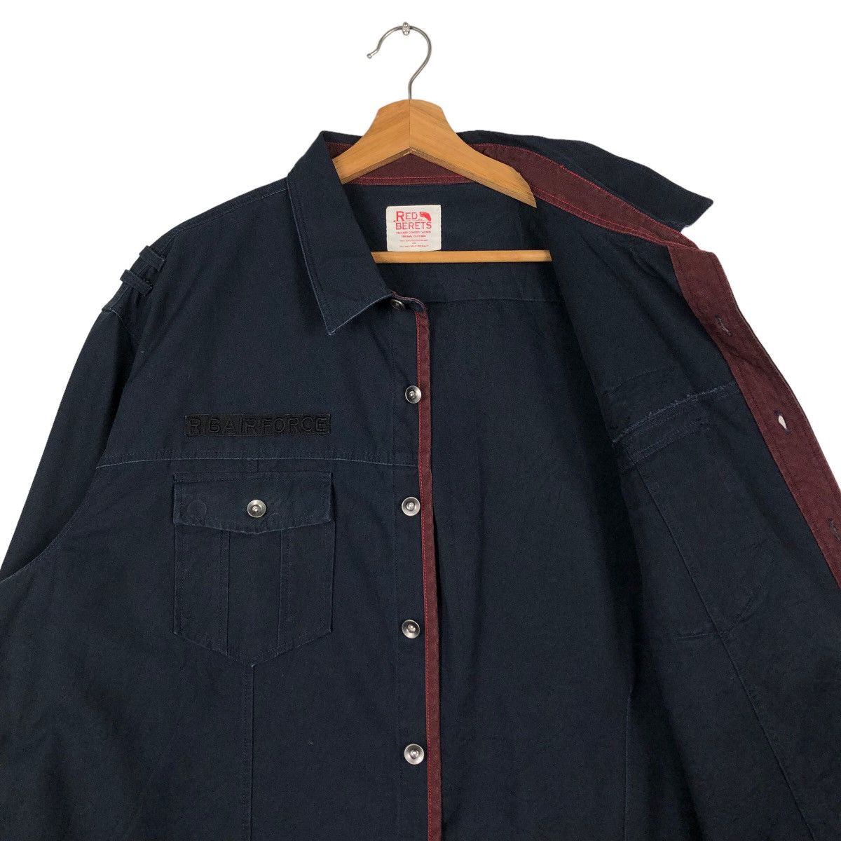 Japanese Brand 🔥Vintage Shirt Jacket Red Berets Japan Made Issey Miyake Size US L / EU 52-54 / 3 - 12 Thumbnail