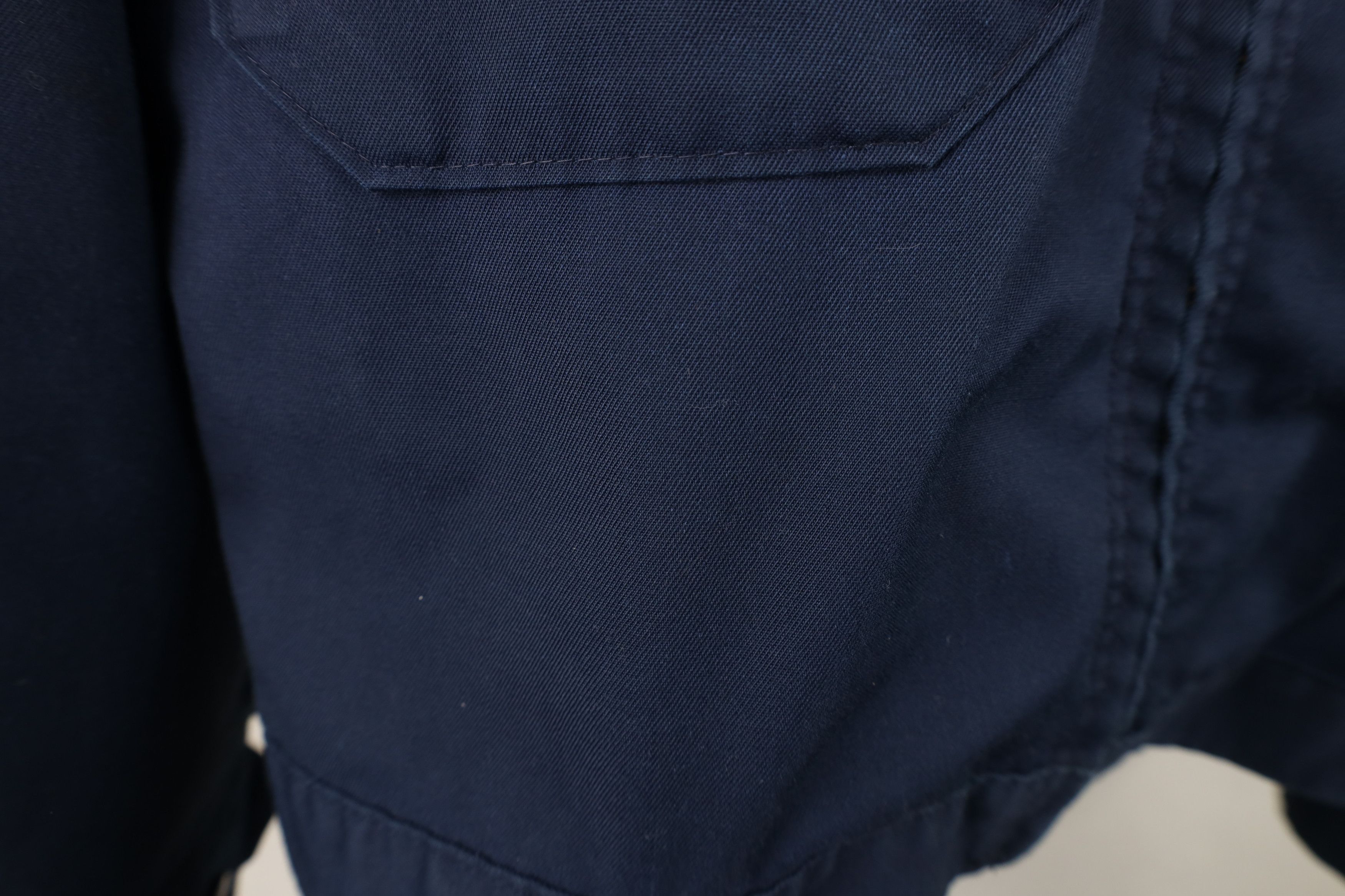 Vintage Vintage 60s 70s Workwear Mechanic Bomber Jacket Blue USA Size US XXL / EU 58 / 5 - 9 Thumbnail