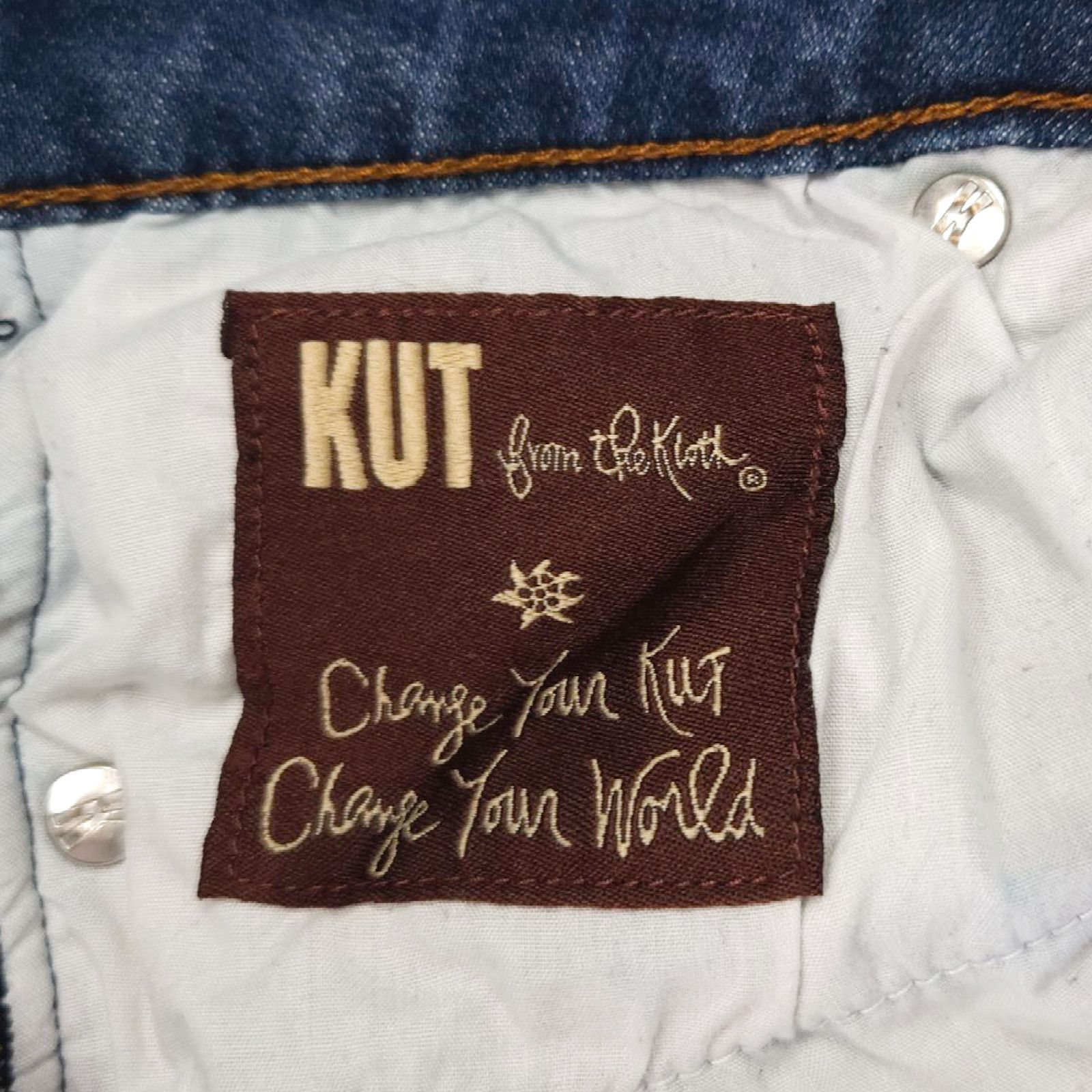 Other EUC Kut from the Kloth Mid-Rise Straight Jeans Sz 4 [27]x28 Size 27" / US 4 / IT 40 - 6 Thumbnail
