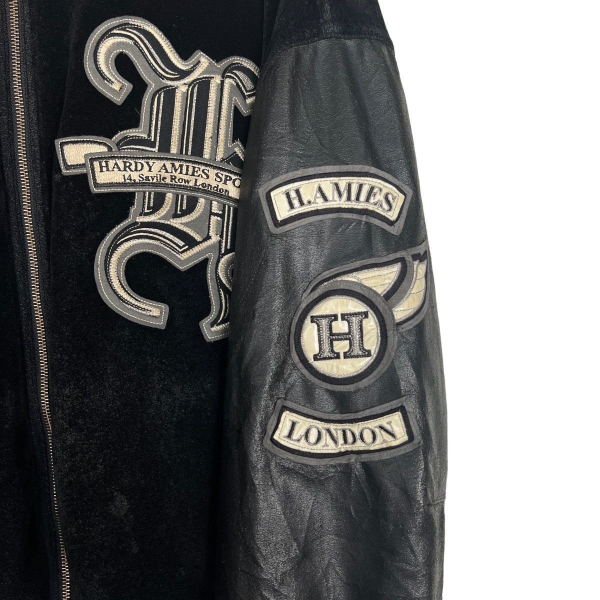 Hardy Amies 🔥 VINTAGE HARDY AMIES SPORT EMBOIDERY BOMBER JACKET Size US XL / EU 56 / 4 - 10 Thumbnail