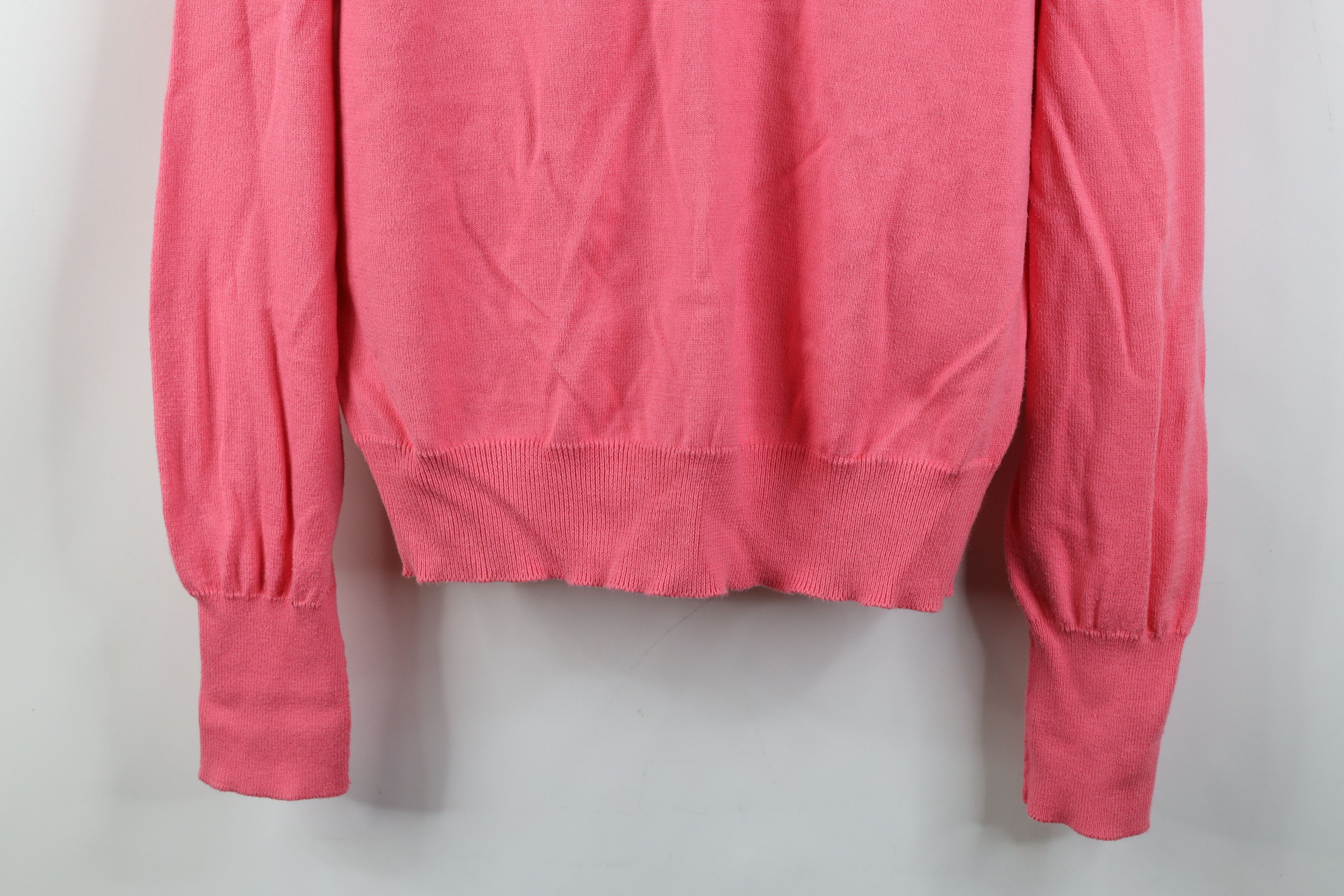 Vintage Vintage 90s Streetwear Island Cotton Knit Sweater Pink USA Size US L / EU 52-54 / 3 - 3 Thumbnail