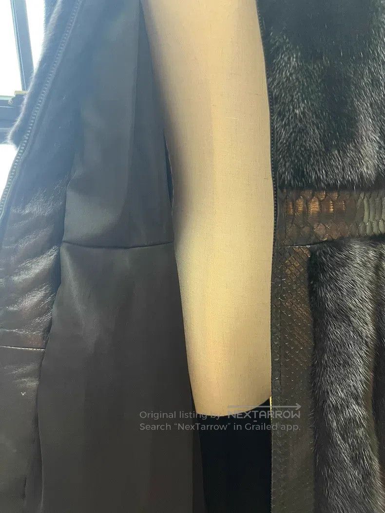 Valentino Valentino Mink black coat Size M / US 6-8 / IT 42-44 - 5 Thumbnail