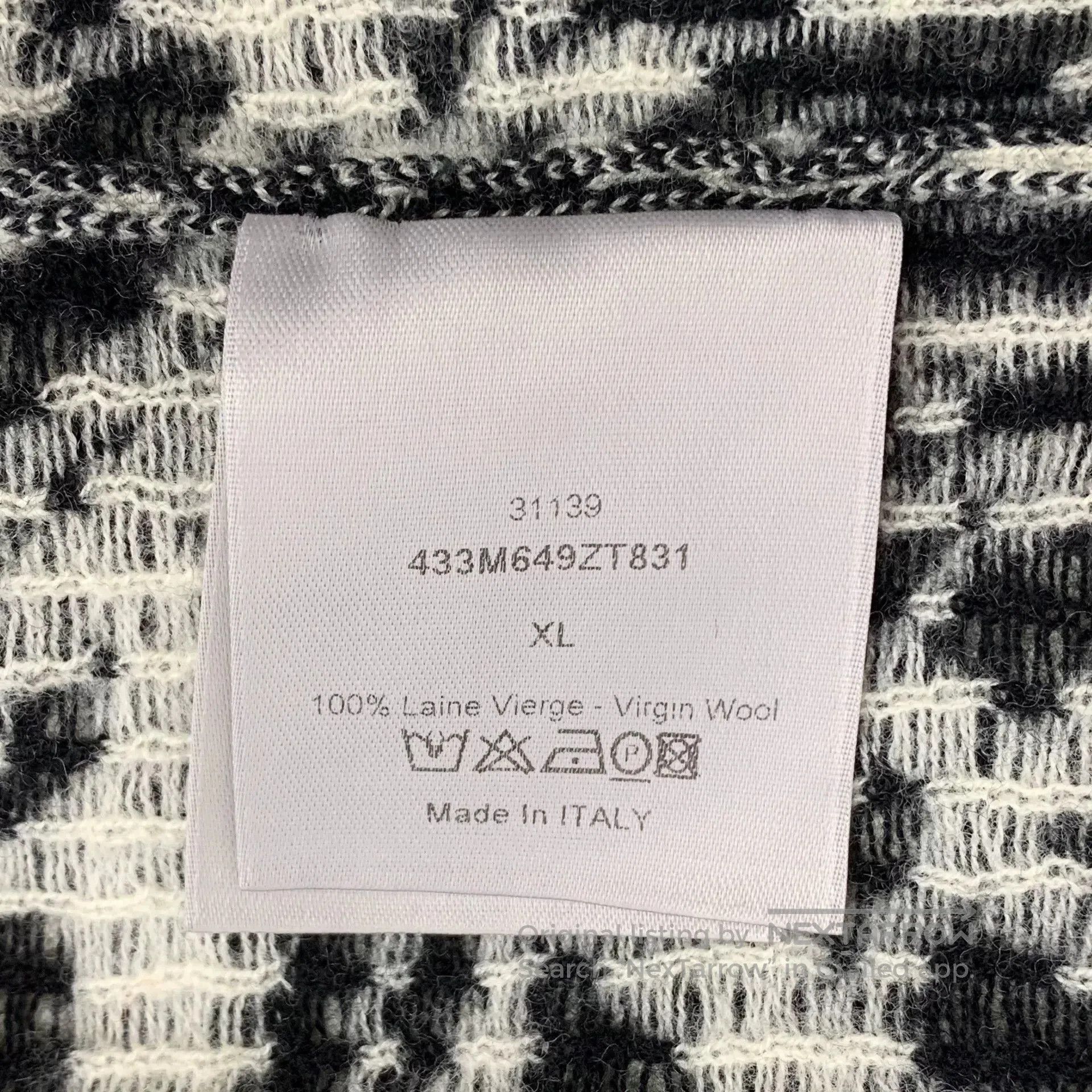 Dior Dior Colorblock Graffiti Wool Crewneck Sweater. Size XL / US 12-14 / IT 48-50 - 7 Thumbnail