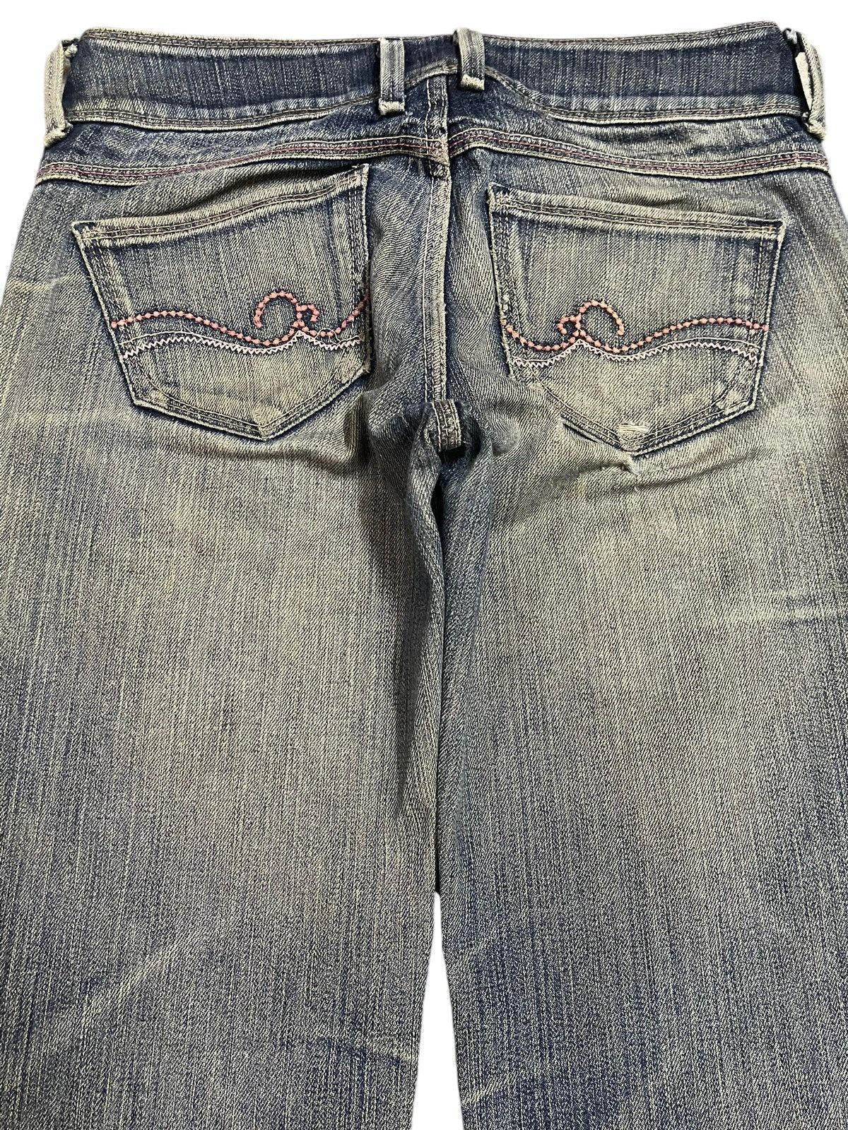 Tornado Mart Vintage Japanese Brand Mud Faded Wash Style Flare Jeans Size US 28 / EU 44 - 7 Thumbnail