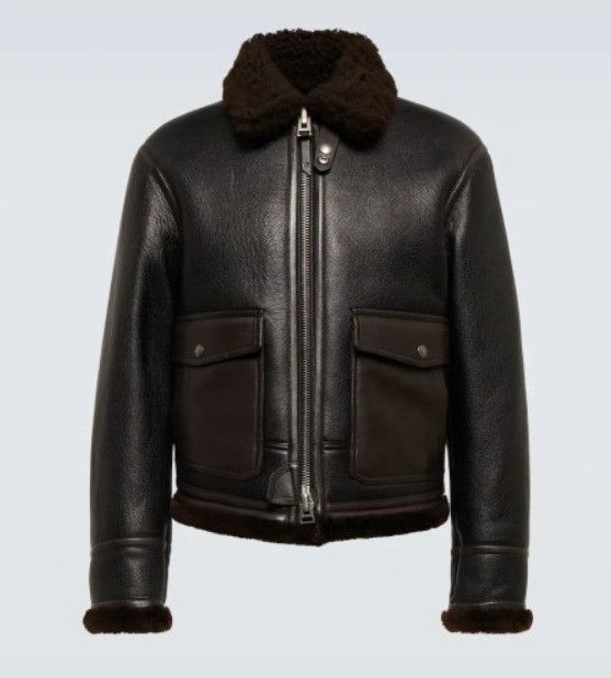 o1sm1stk0124 Mustang Jacket in Dark Brown