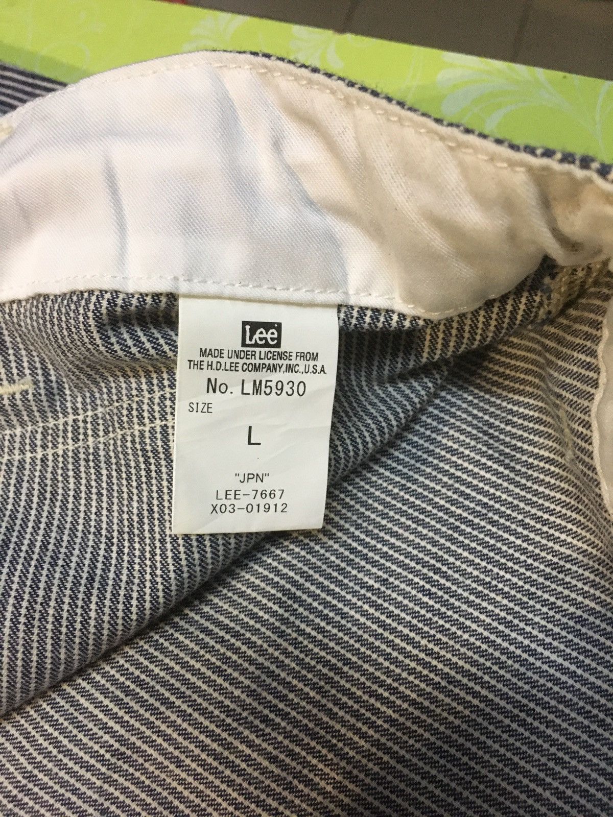 Lee Lee sanforised hickory baker pants Size US 34 / EU 50 - 6 Thumbnail