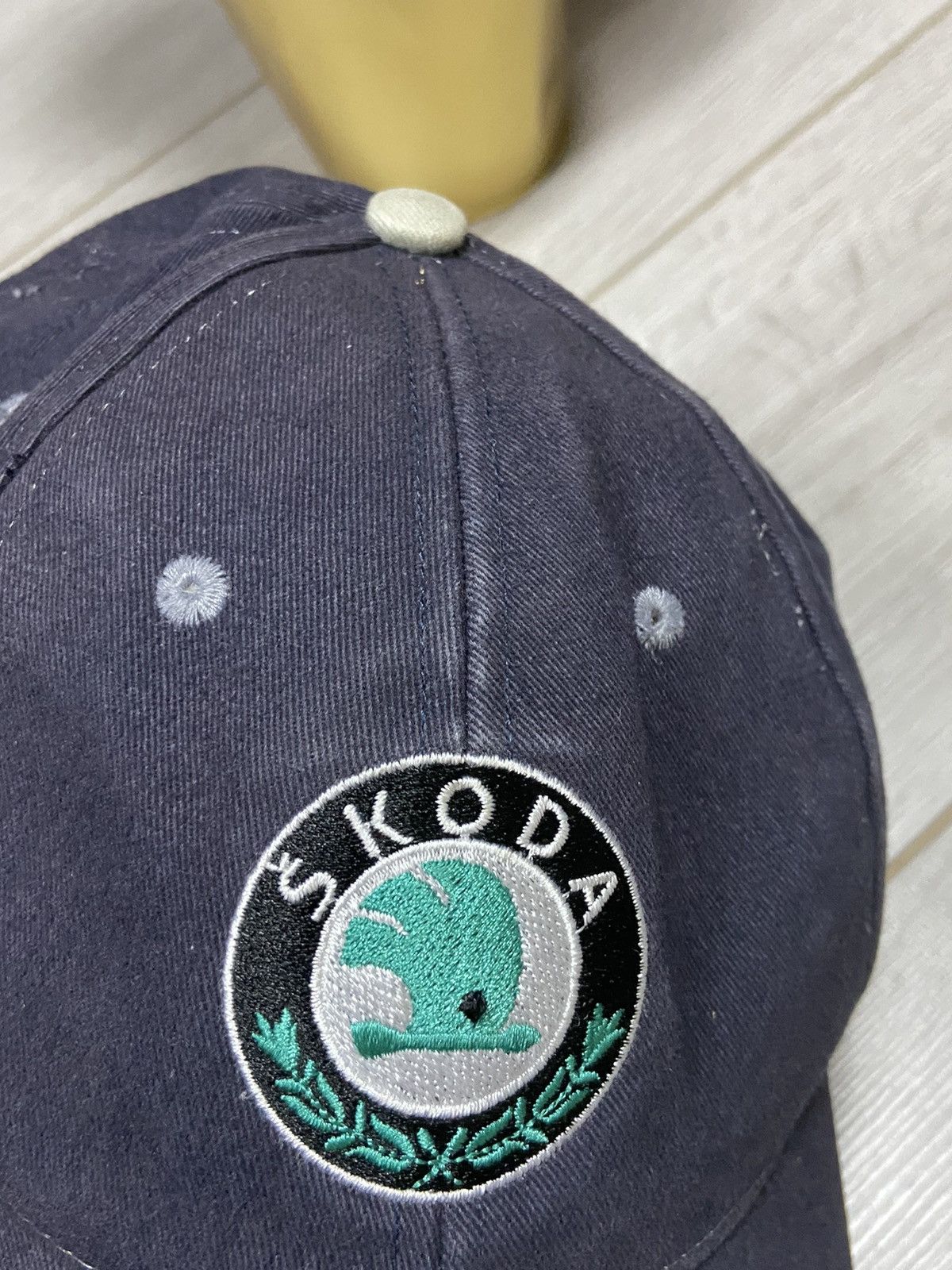Vintage Skoda vintage racing embroidered cap Size ONE SIZE - 8 Thumbnail