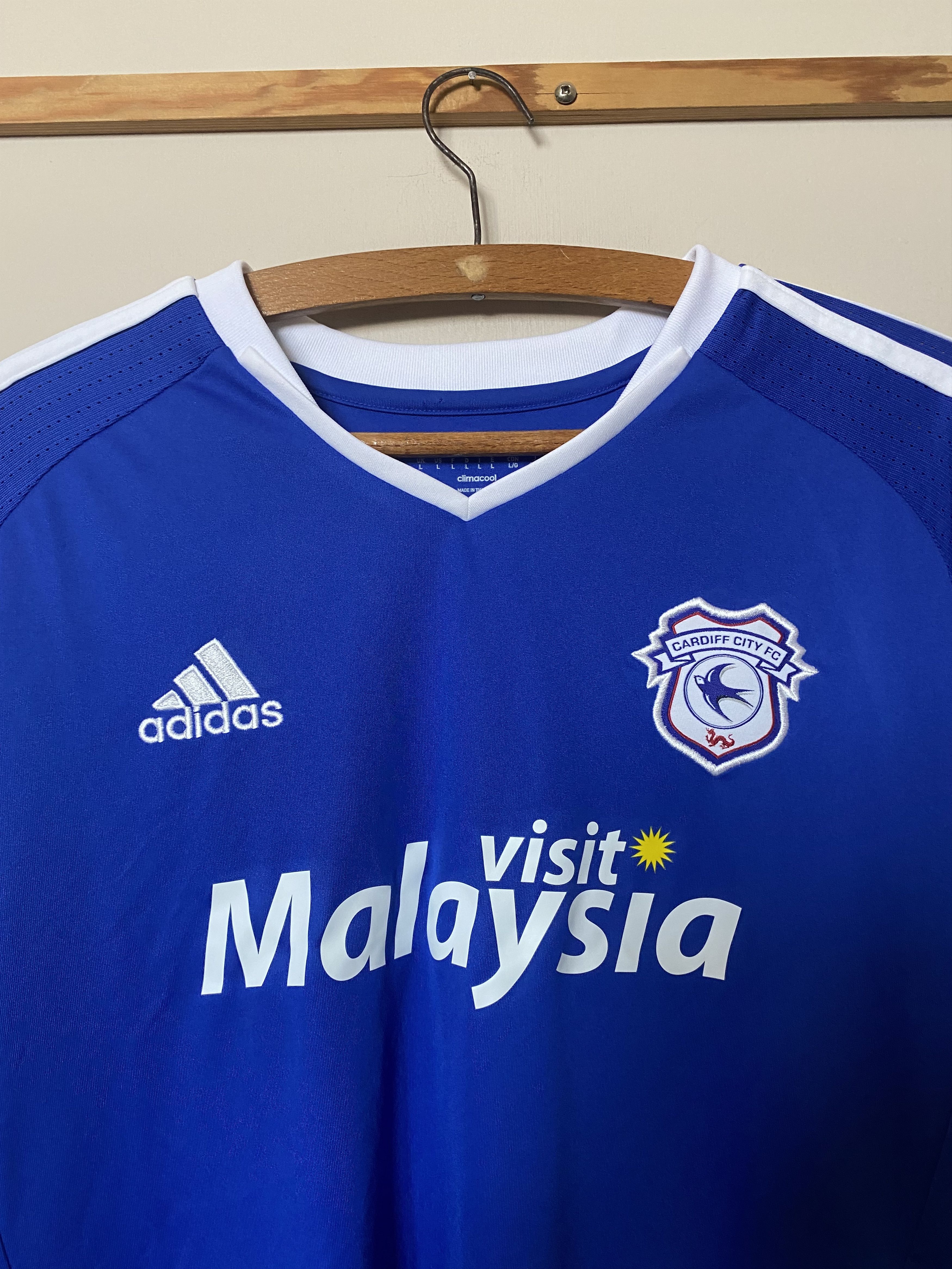 Adidas CARDIFF CITY F.C. - 2016 - 2017 - Adidas - L - UNIQUE Size US L / EU 52-54 / 3 - 3 Thumbnail