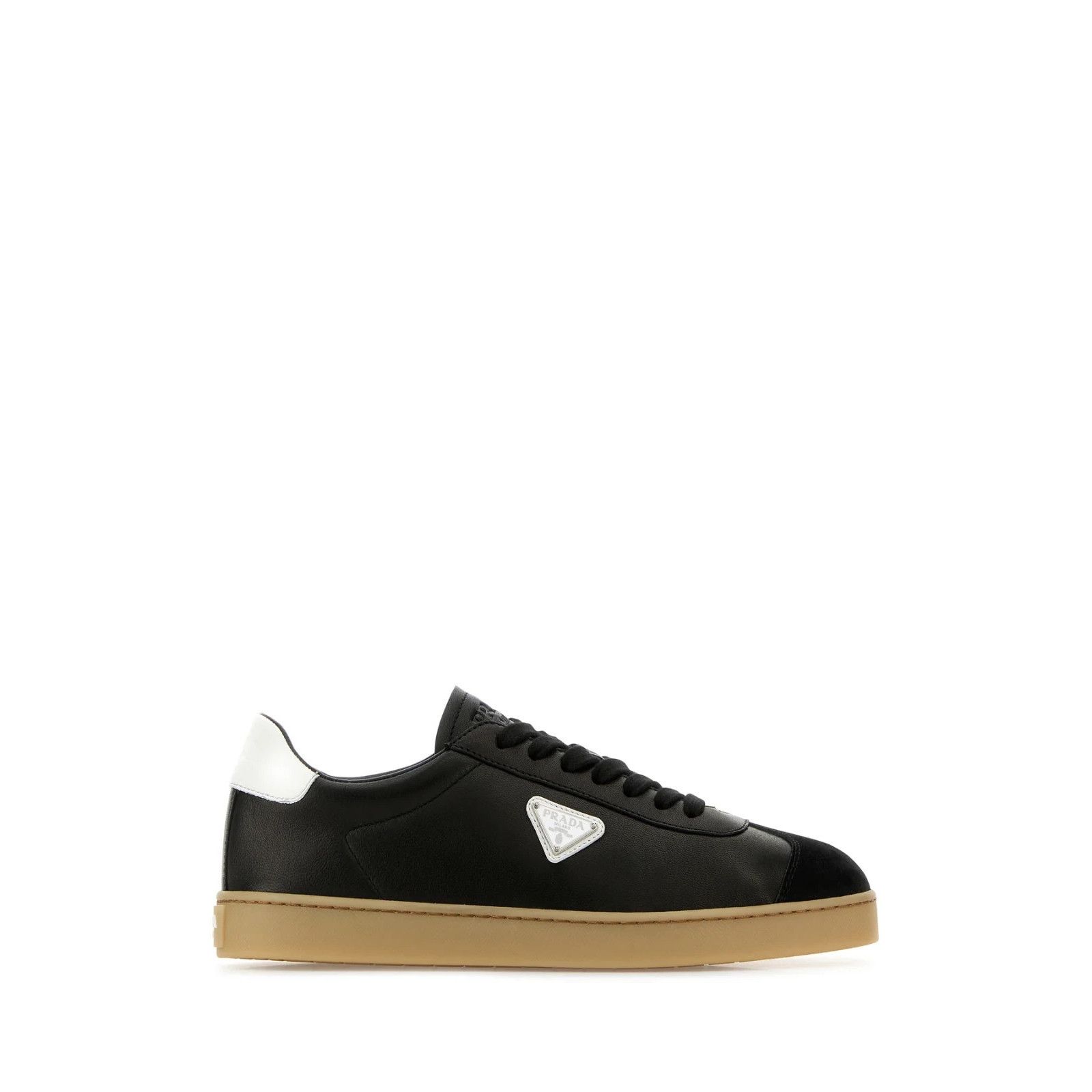 Prada PRADA Black Leather Sneakers New And Authentic (Men's size:1 Size US 11 / EU 44 - 5 Thumbnail