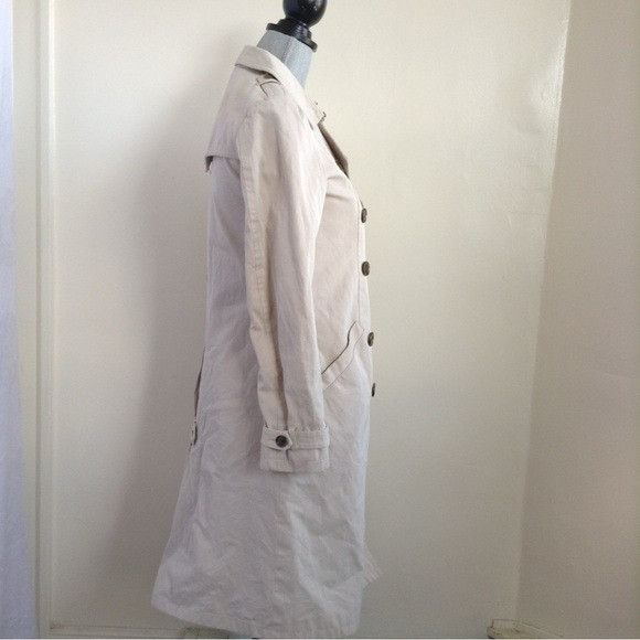 Other Gryphon New York NY Double Breasted Trench Coat Beige Size M / US 6-8 / IT 42-44 - 7 Thumbnail