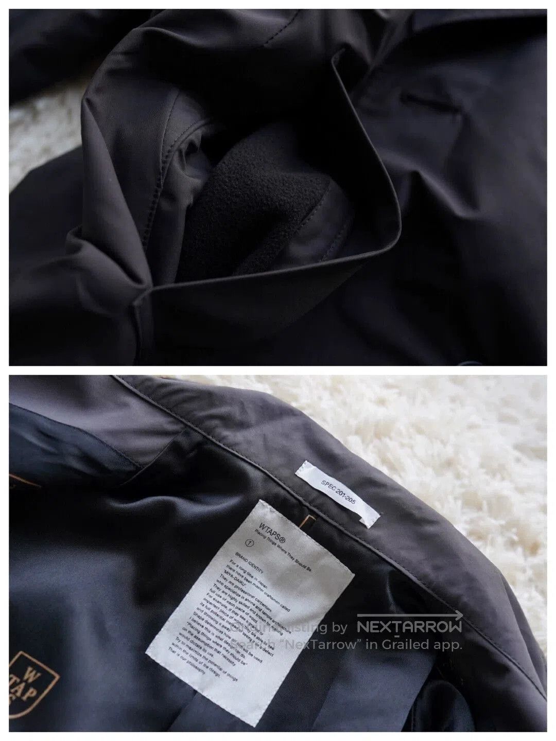 Wtaps Black Double-Breasted Long Coat Size S. Size US S / EU 44-46 / 1 - 5 Thumbnail