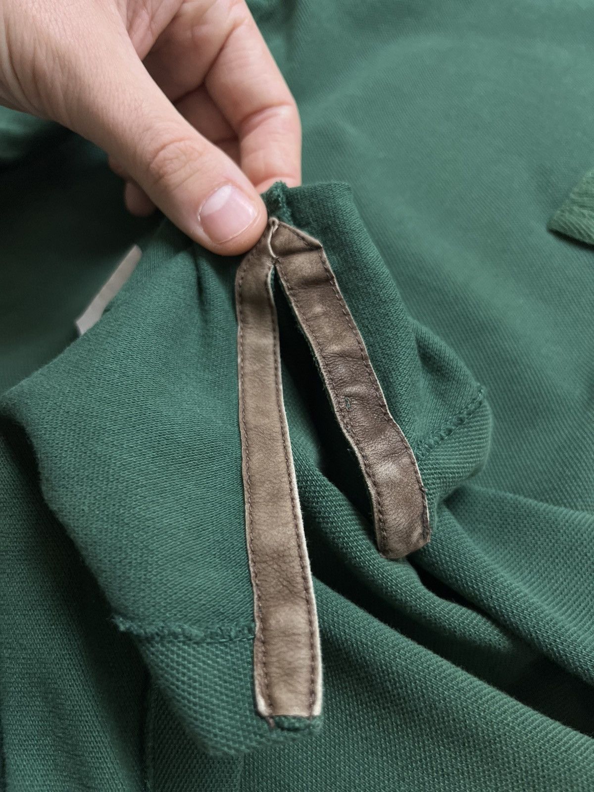 Polo Ralph Lauren 90S RALPH LAUREN RUGBY JERSEY WITH LEATHER INSERTS #3 Size US L / EU 52-54 / 3 - 9 Thumbnail