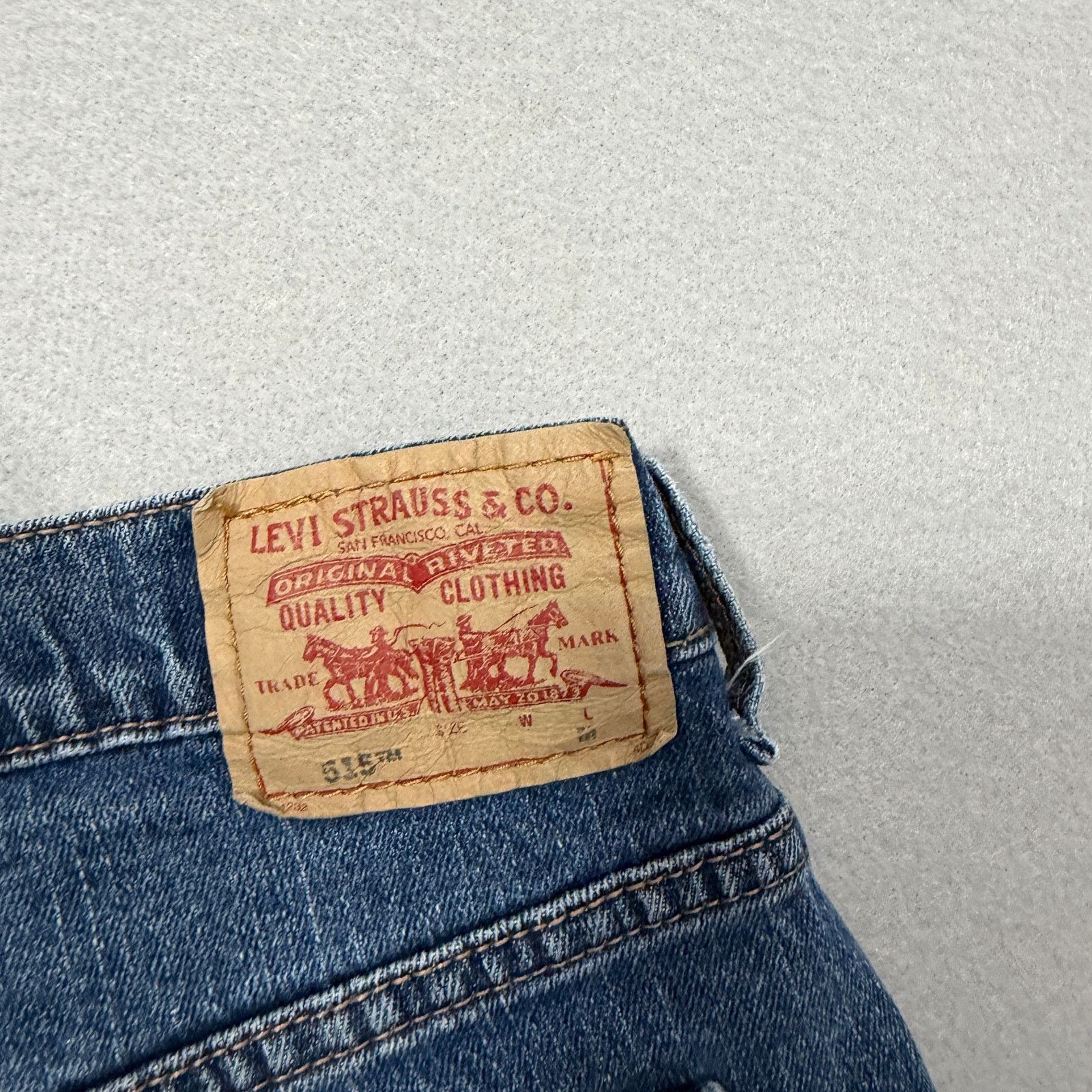 Levi's Vintage Levis 515 Nouveau Boot Cut Jeans Women's 16 M Blue Size 38" / US 16 / IT 52 - 7 Thumbnail