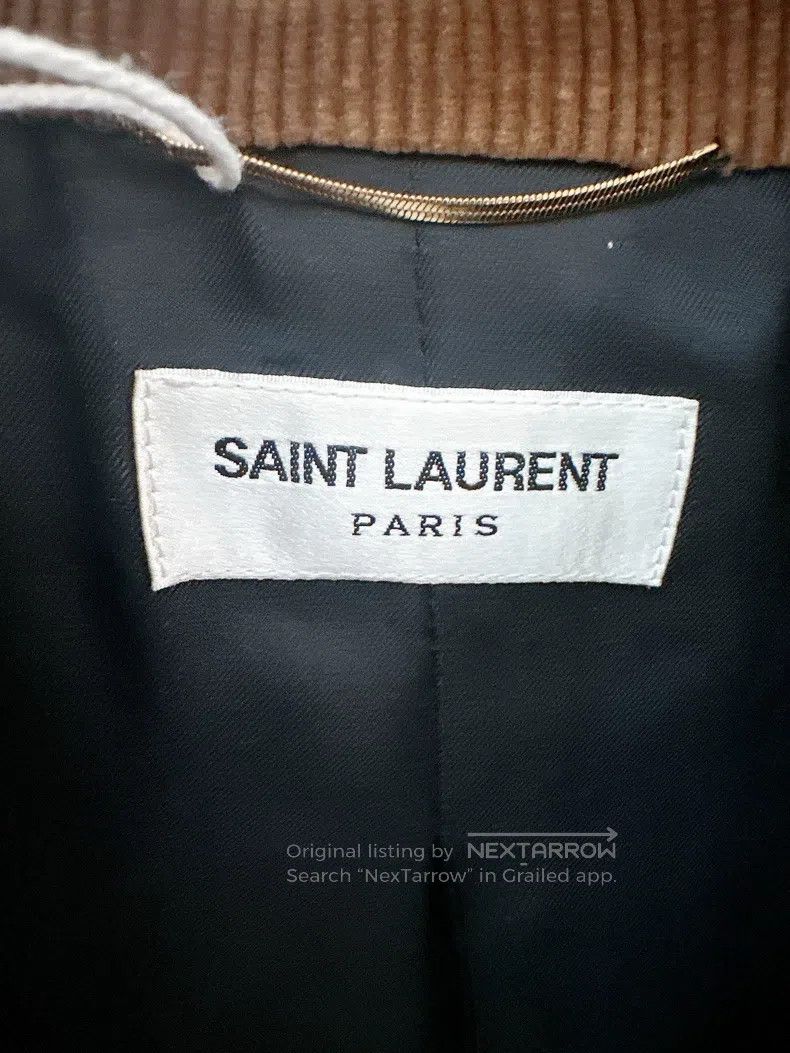 Saint Laurent Paris Saint Laurent Paris Brown Corduroy Jacket Size XXS / US 00 / IT 34 - 3 Thumbnail